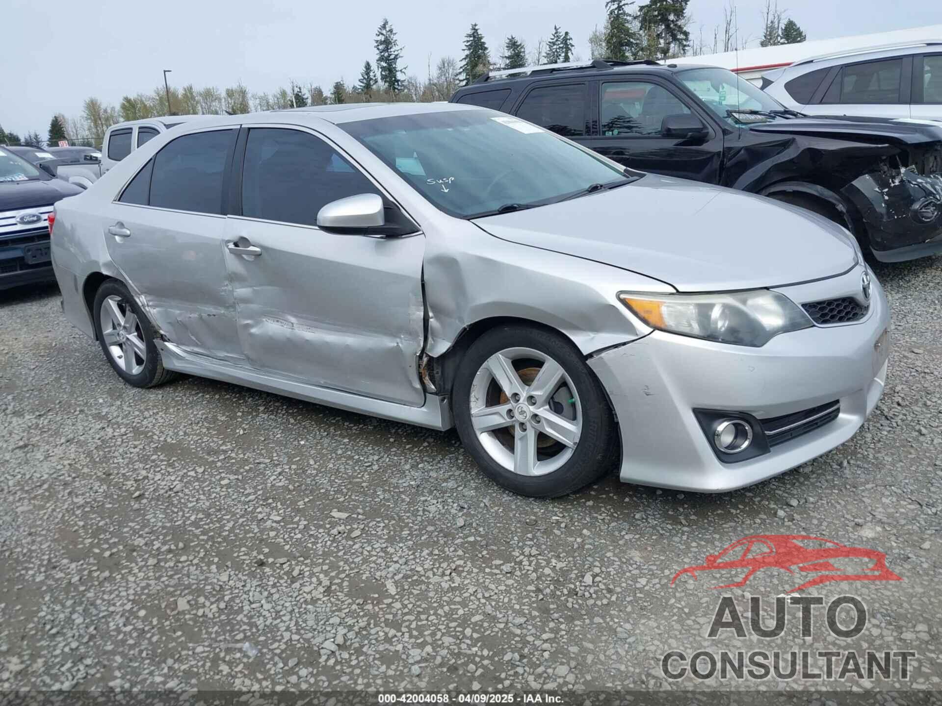 TOYOTA CAMRY 2012 - 4T1BF1FKXCU069521
