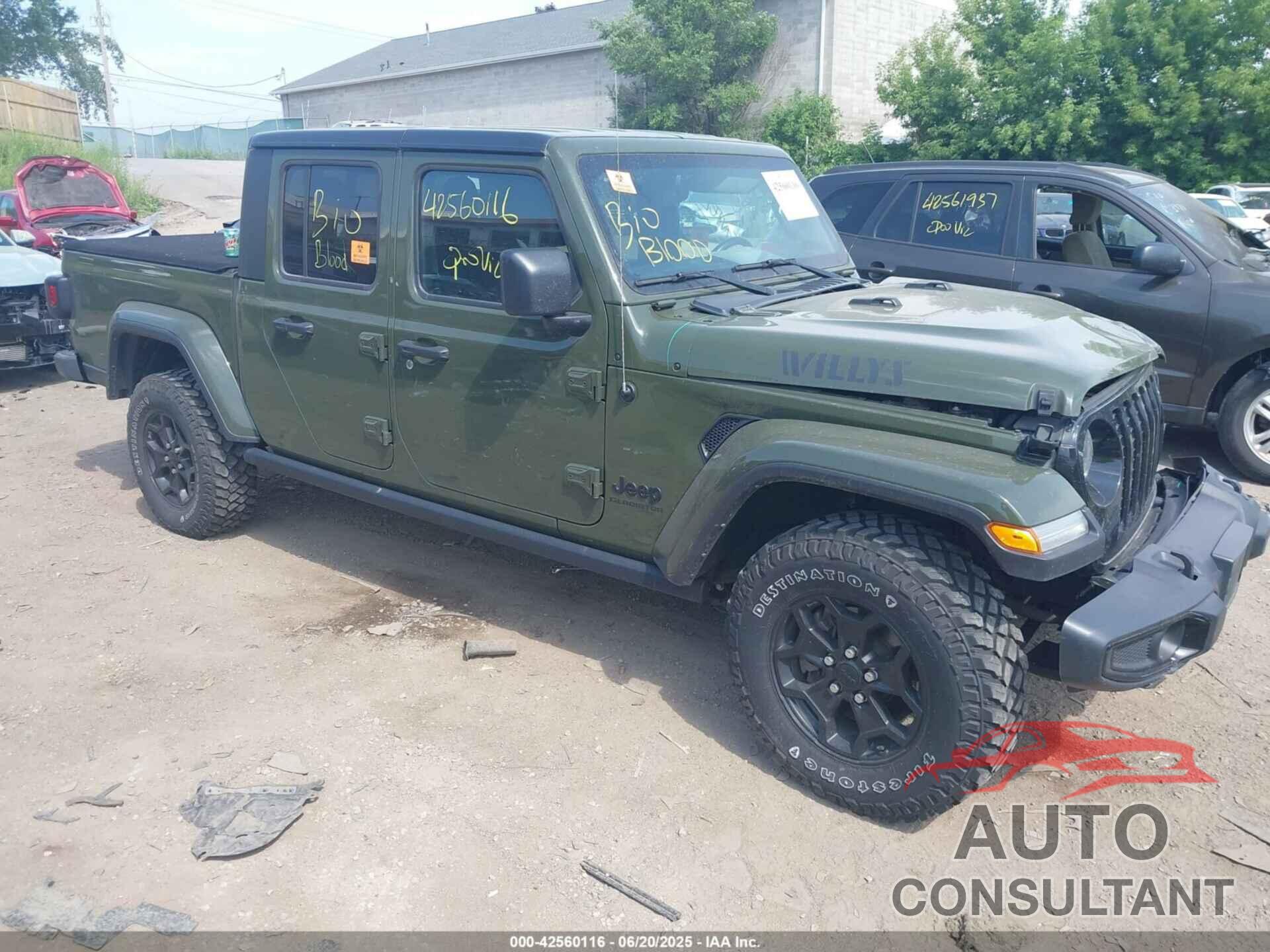 JEEP GLADIATOR 2021 - 1C6HJTAG4ML572522