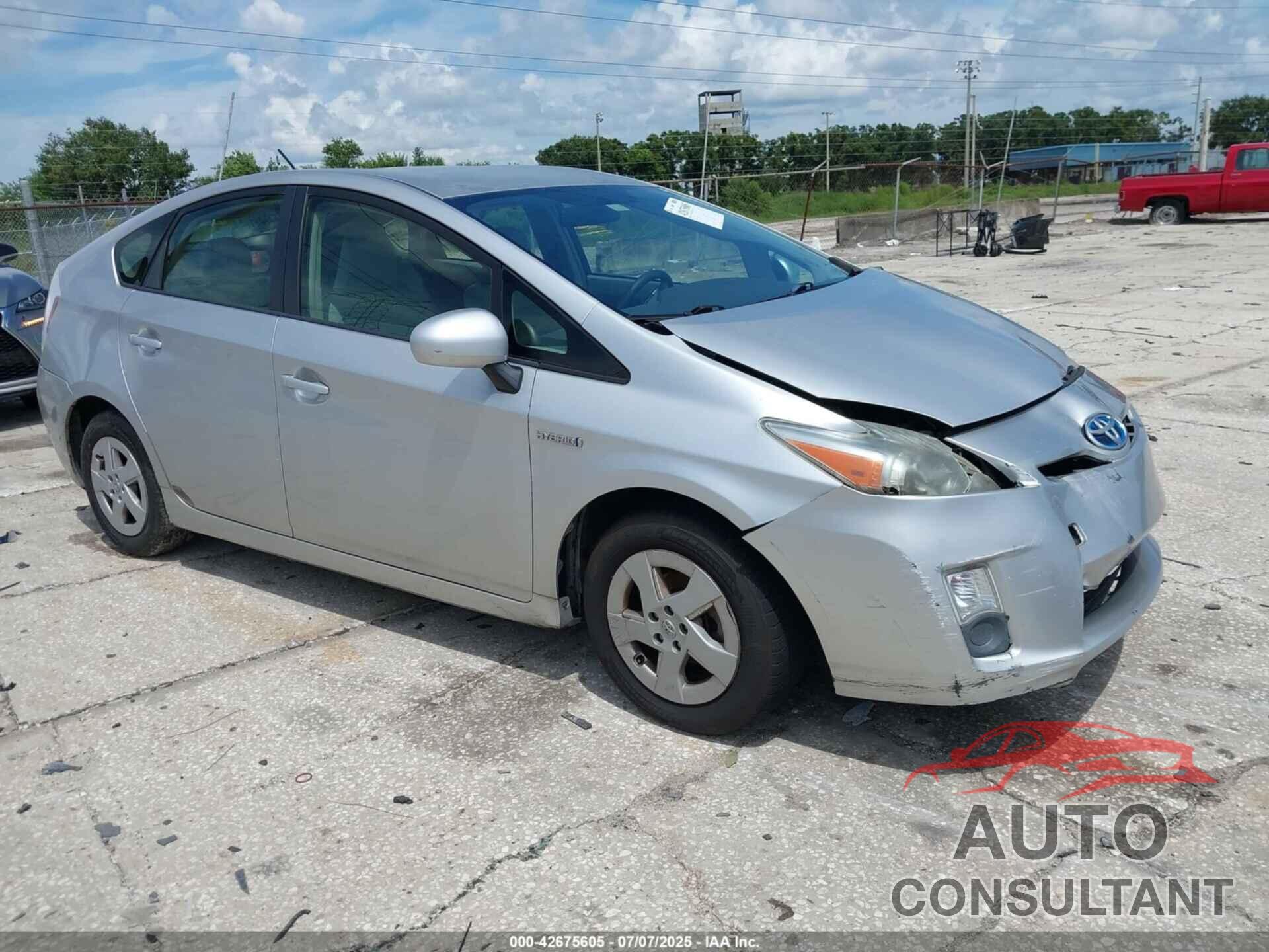 TOYOTA PRIUS 2011 - JTDKN3DU8B0324972
