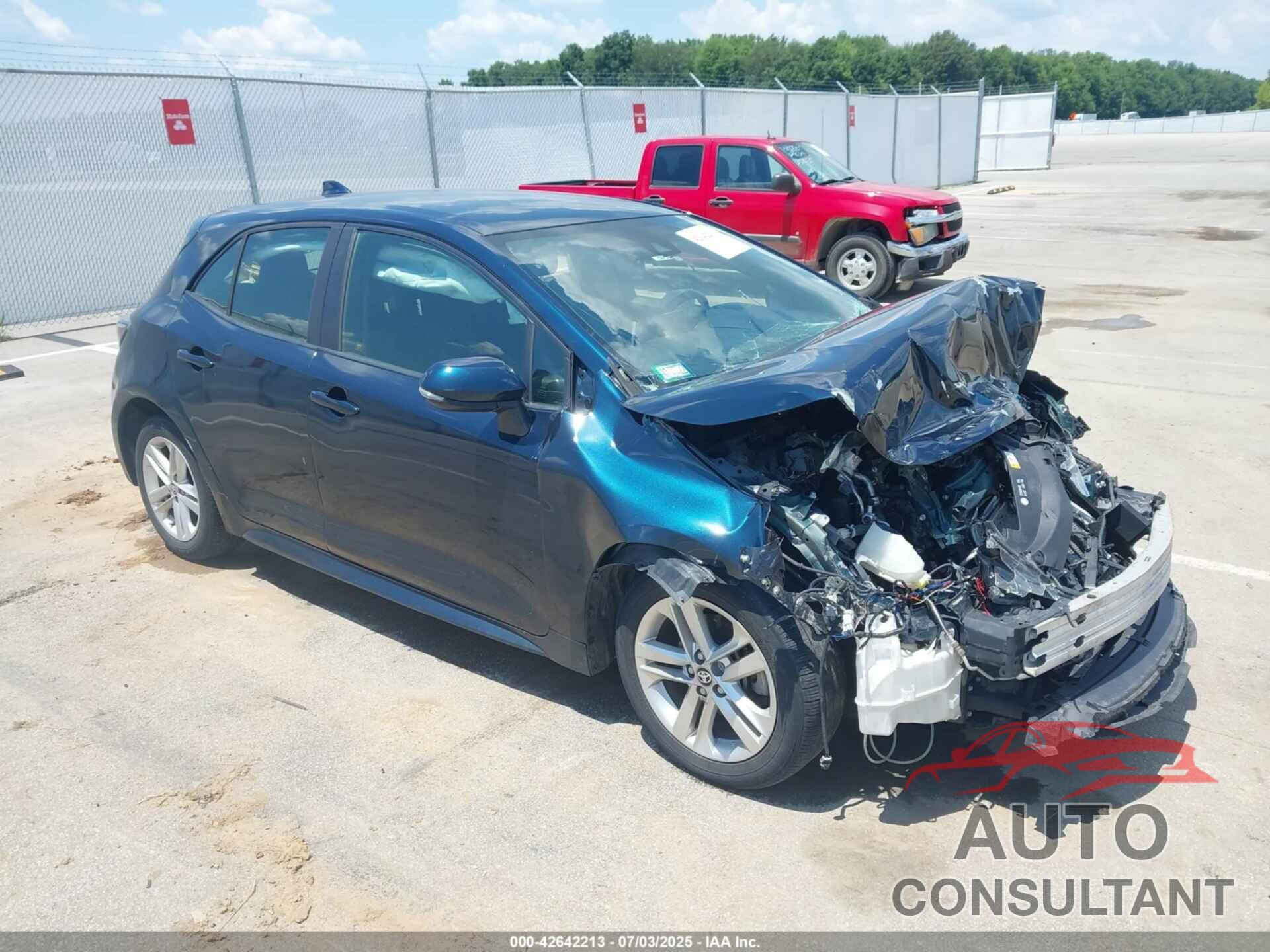 TOYOTA COROLLA 2019 - JTNK4RBE7K3039644
