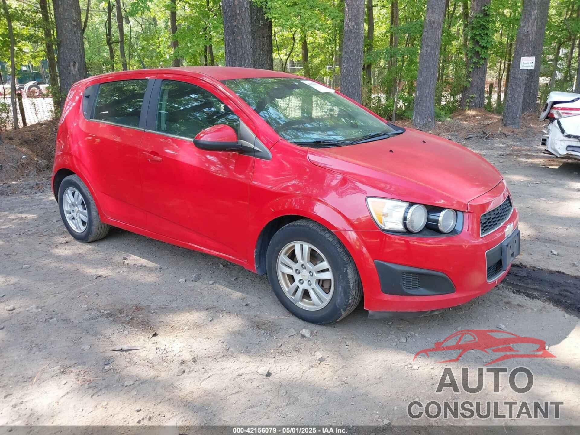 CHEVROLET SONIC 2012 - 1G1JC6SH1C4175753