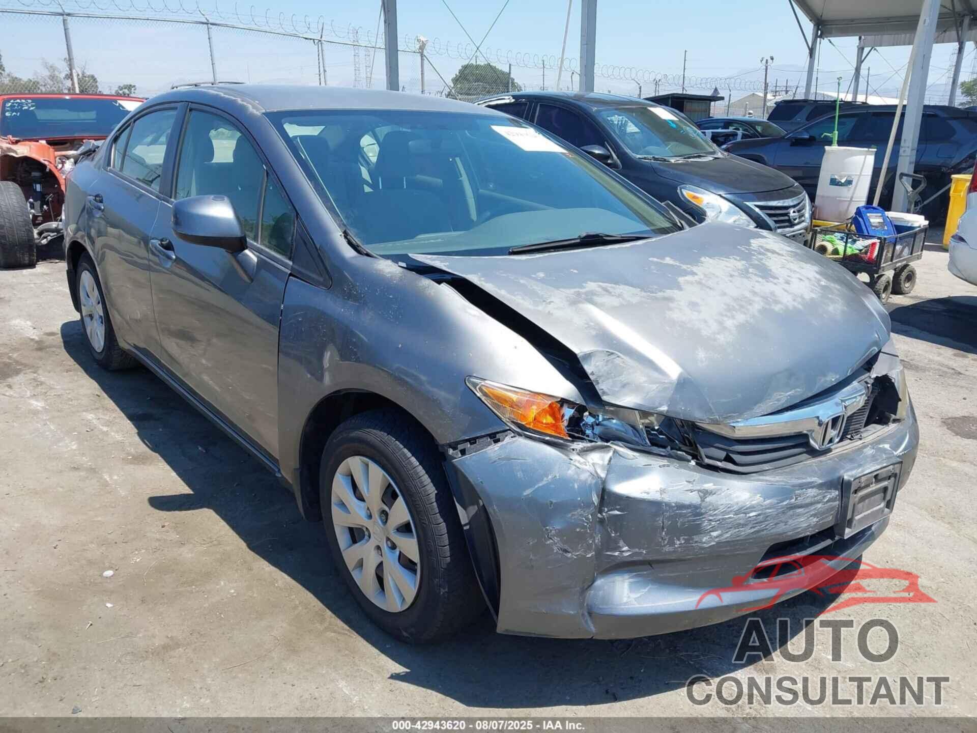 HONDA CIVIC 2012 - JHMFB2F58CS005215
