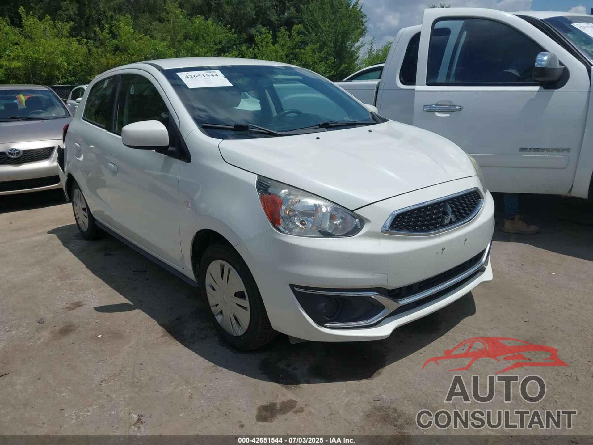 MITSUBISHI MIRAGE 2017 - ML32A3HJ7HH020444