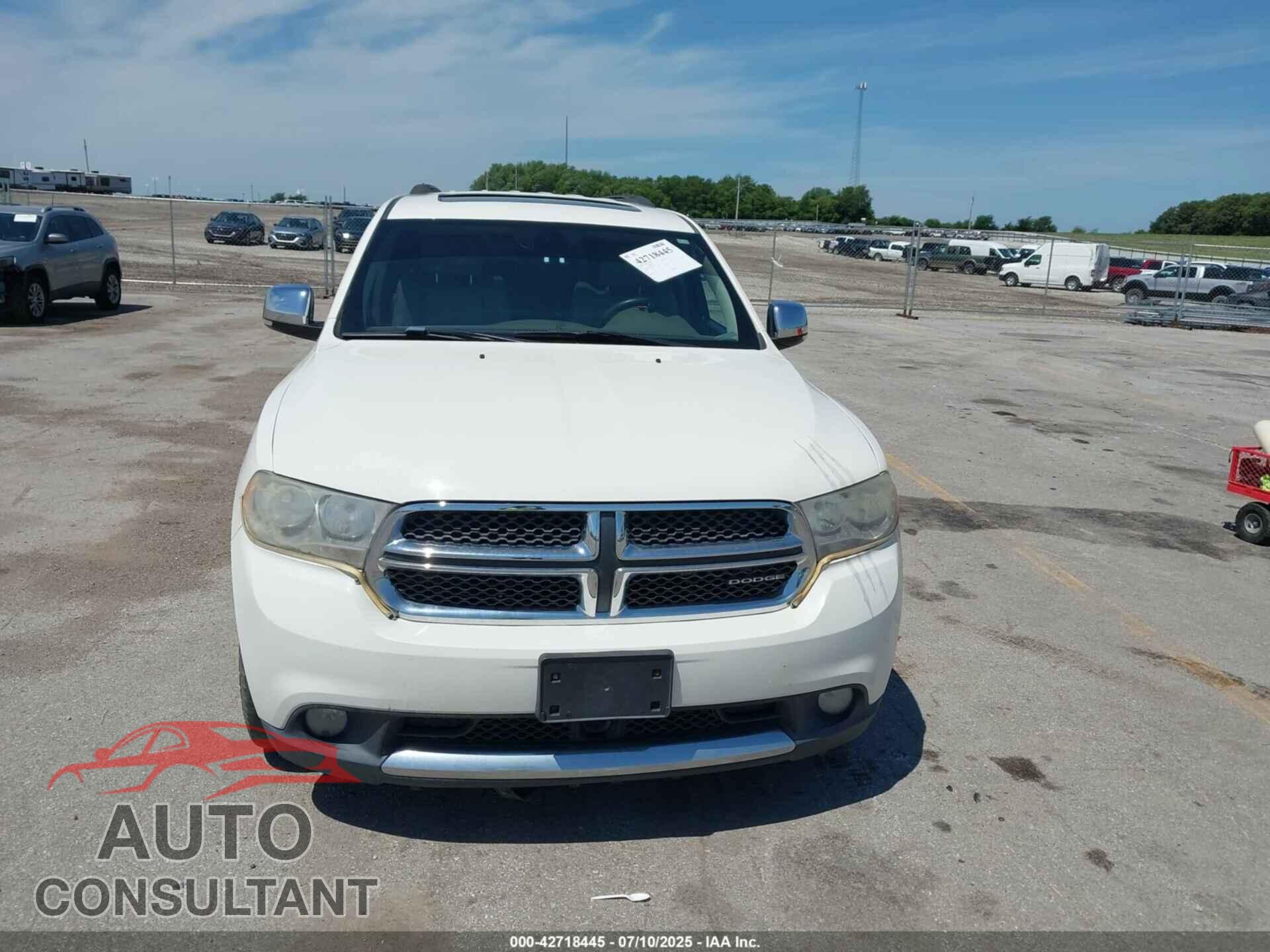 DODGE DURANGO 2011 - 1D4SD4GT2BC638064