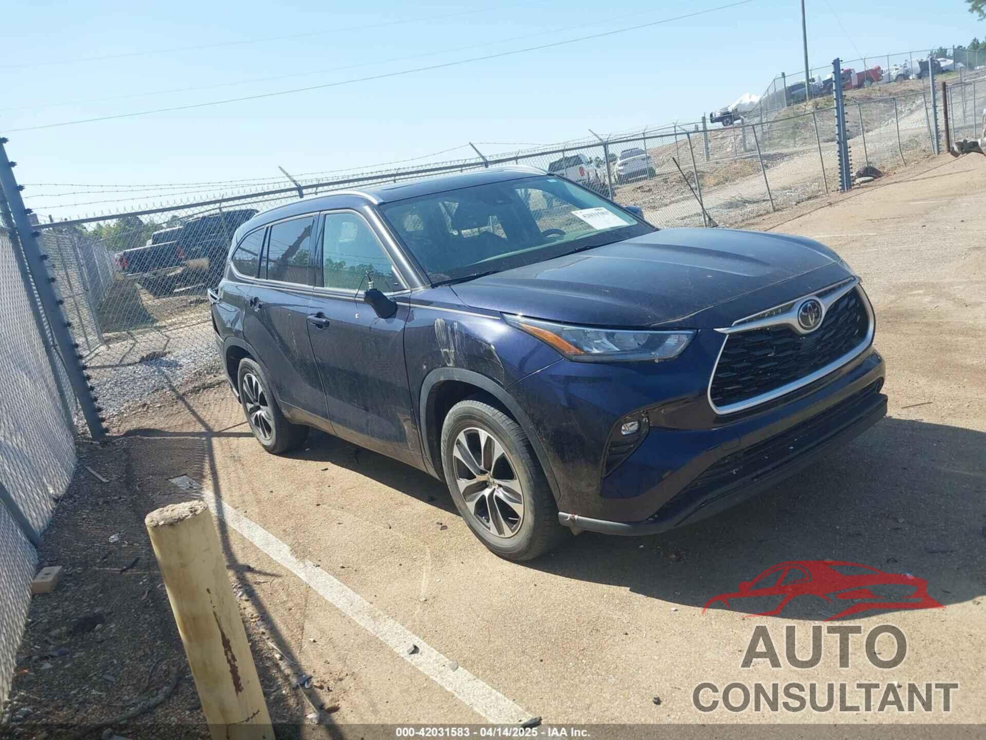 TOYOTA HIGHLANDER 2020 - 5TDGZRAH7LS021300