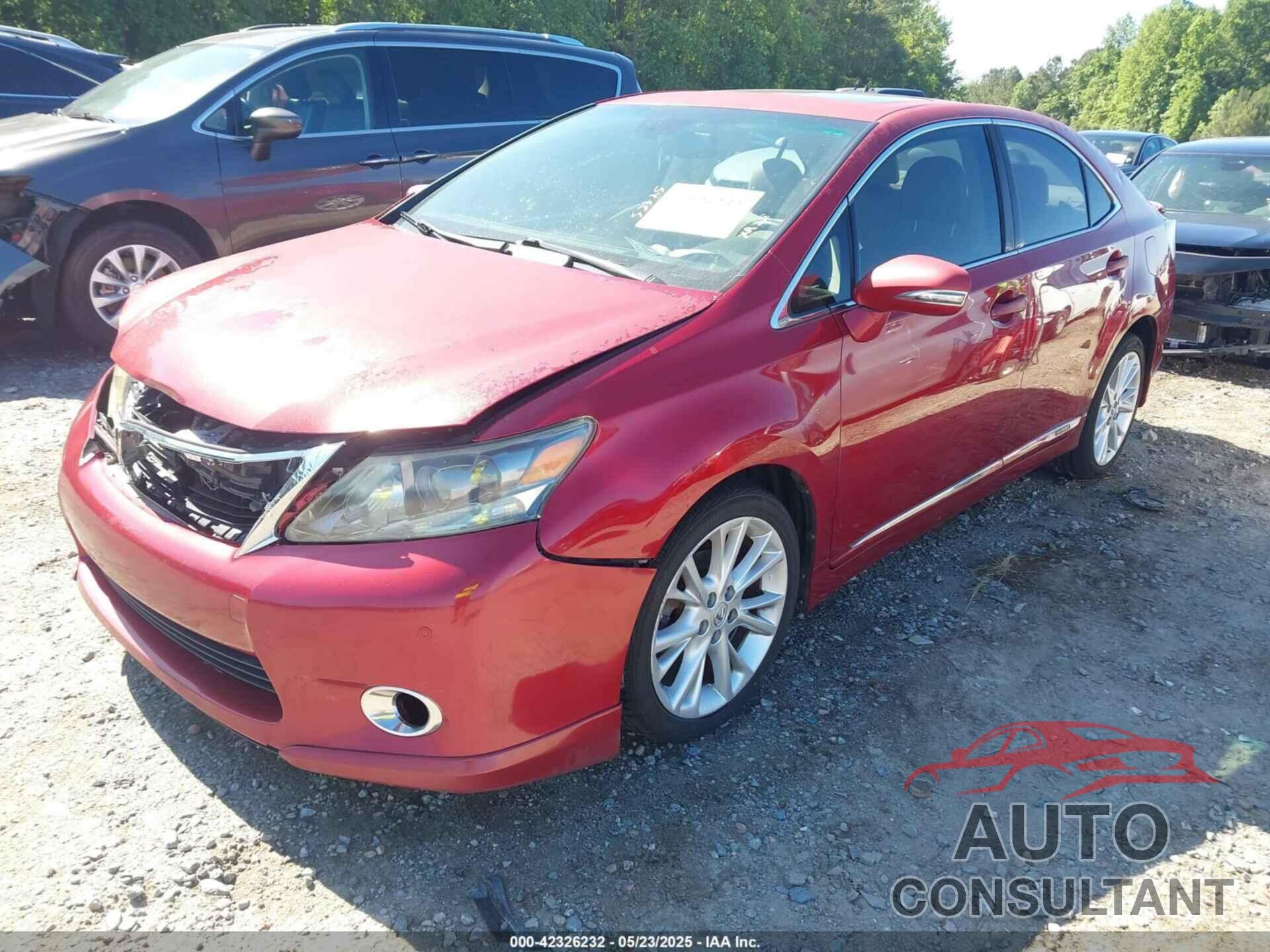 LEXUS HS 250H 2010 - JTHBB1BA2A2007082