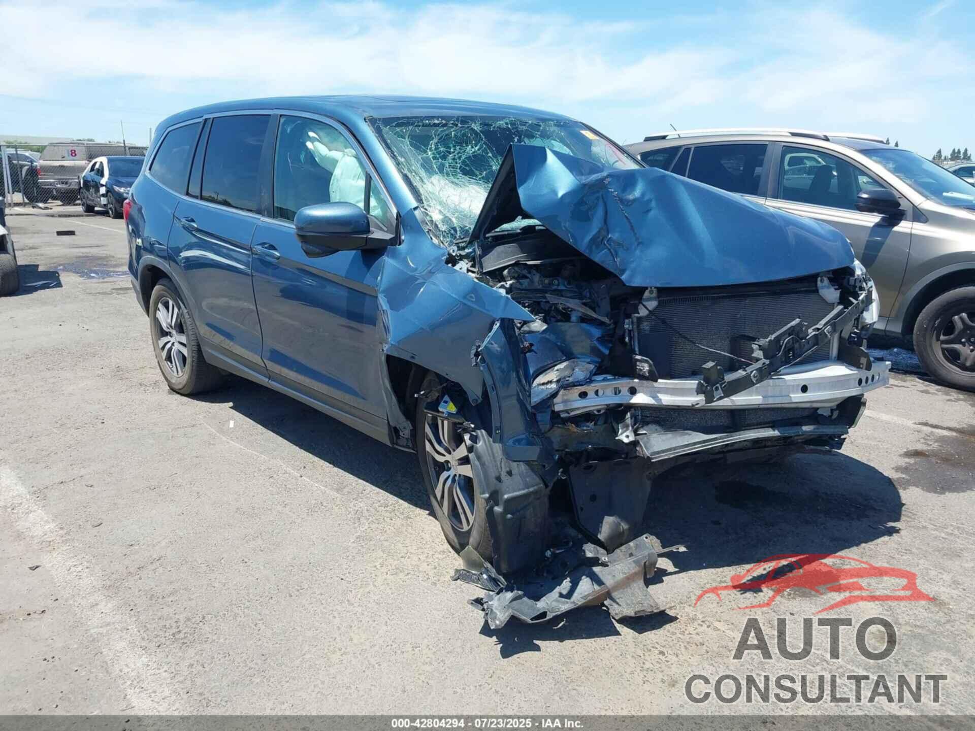 HONDA PILOT 2016 - 5FNYF5H61GB035262