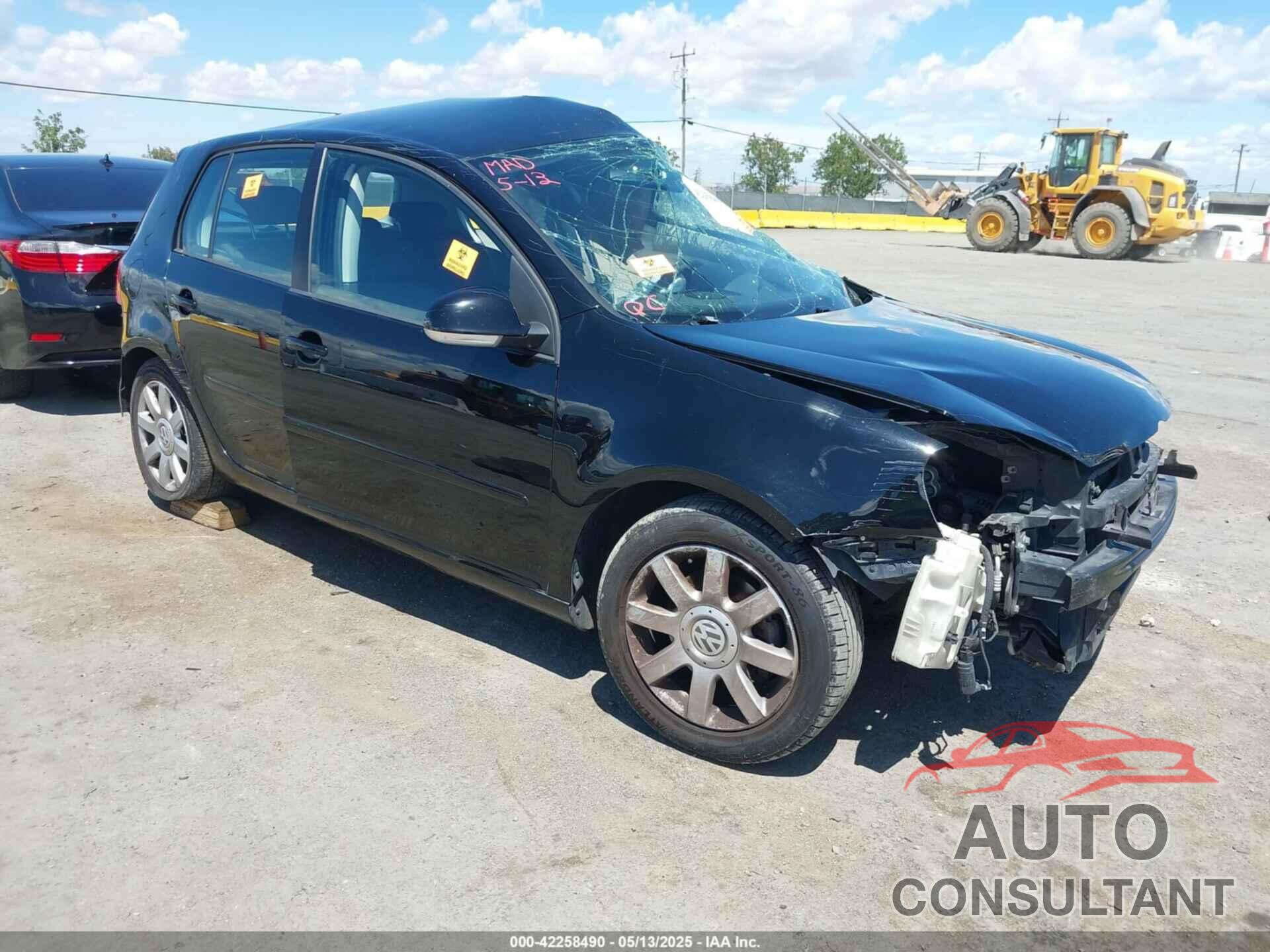 VOLKSWAGEN RABBIT 2009 - WVWDA71K09W126439