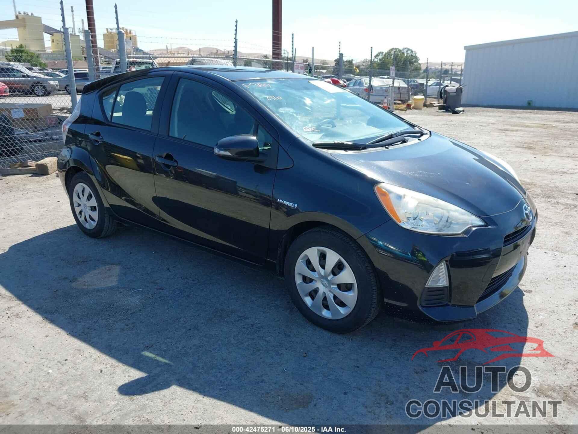 TOYOTA PRIUS C 2013 - JTDKDTB36D1031954