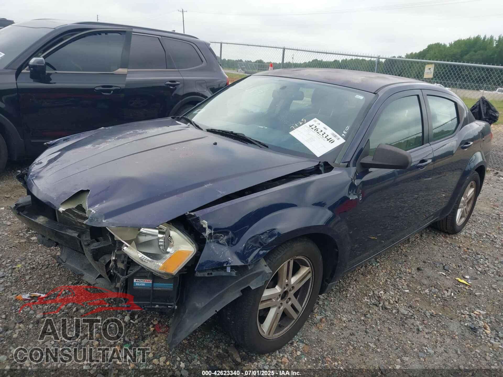 DODGE AVENGER 2013 - 1C3CDZCB5DN594360