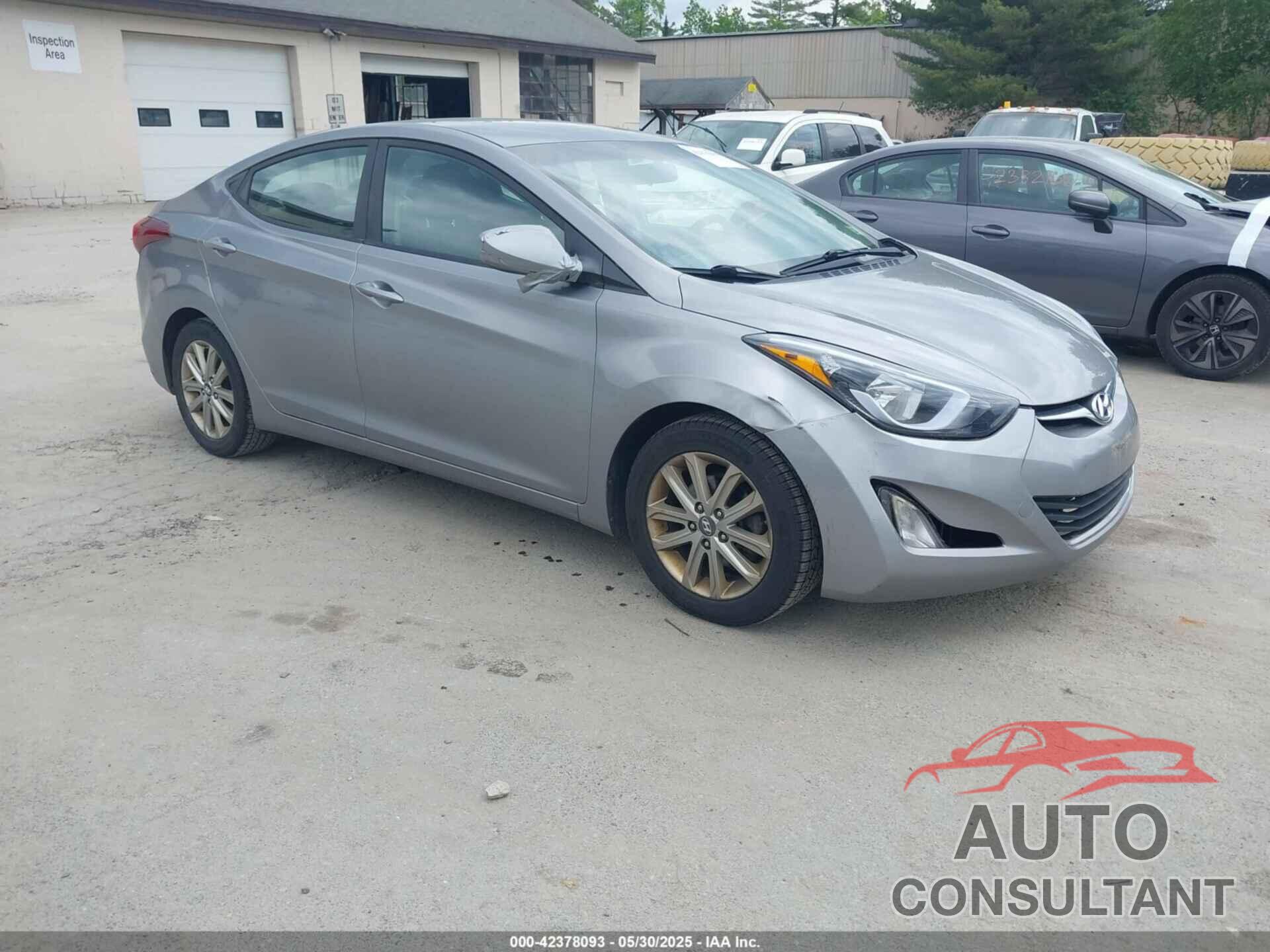 HYUNDAI ELANTRA 2016 - KMHDH4AE6GU491734