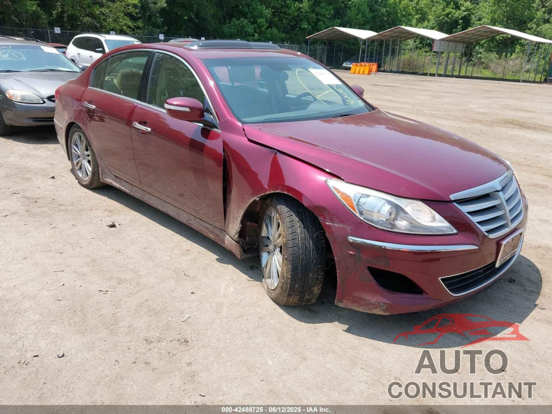 HYUNDAI GENESIS 2012 - KMHGC4DD6CU161732