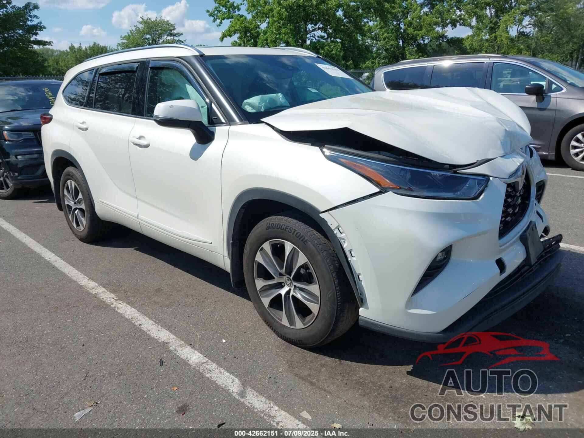 TOYOTA HIGHLANDER 2021 - 5TDGZRBH8MS539674