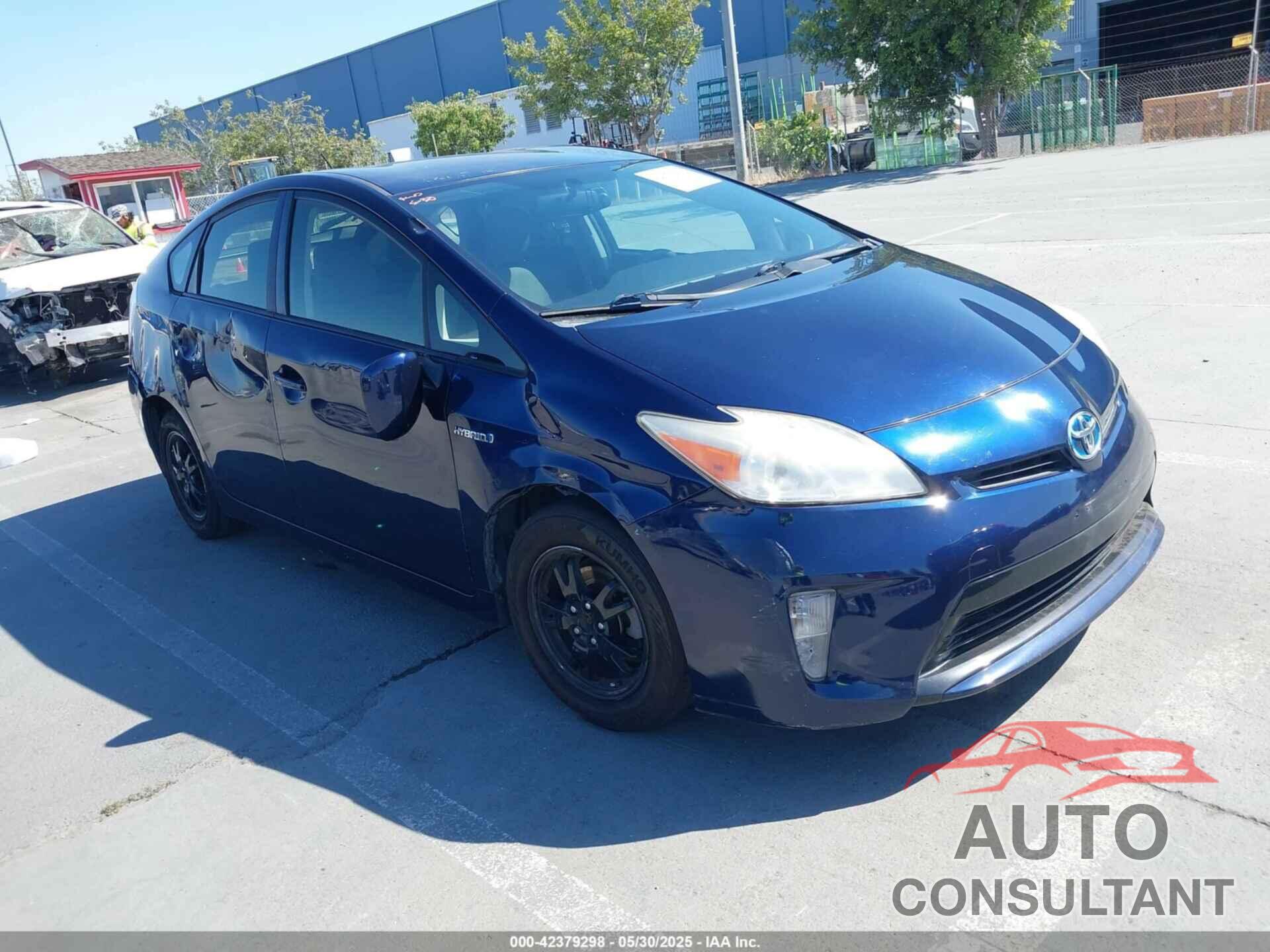 TOYOTA PRIUS 2012 - JTDKN3DUXC1606235
