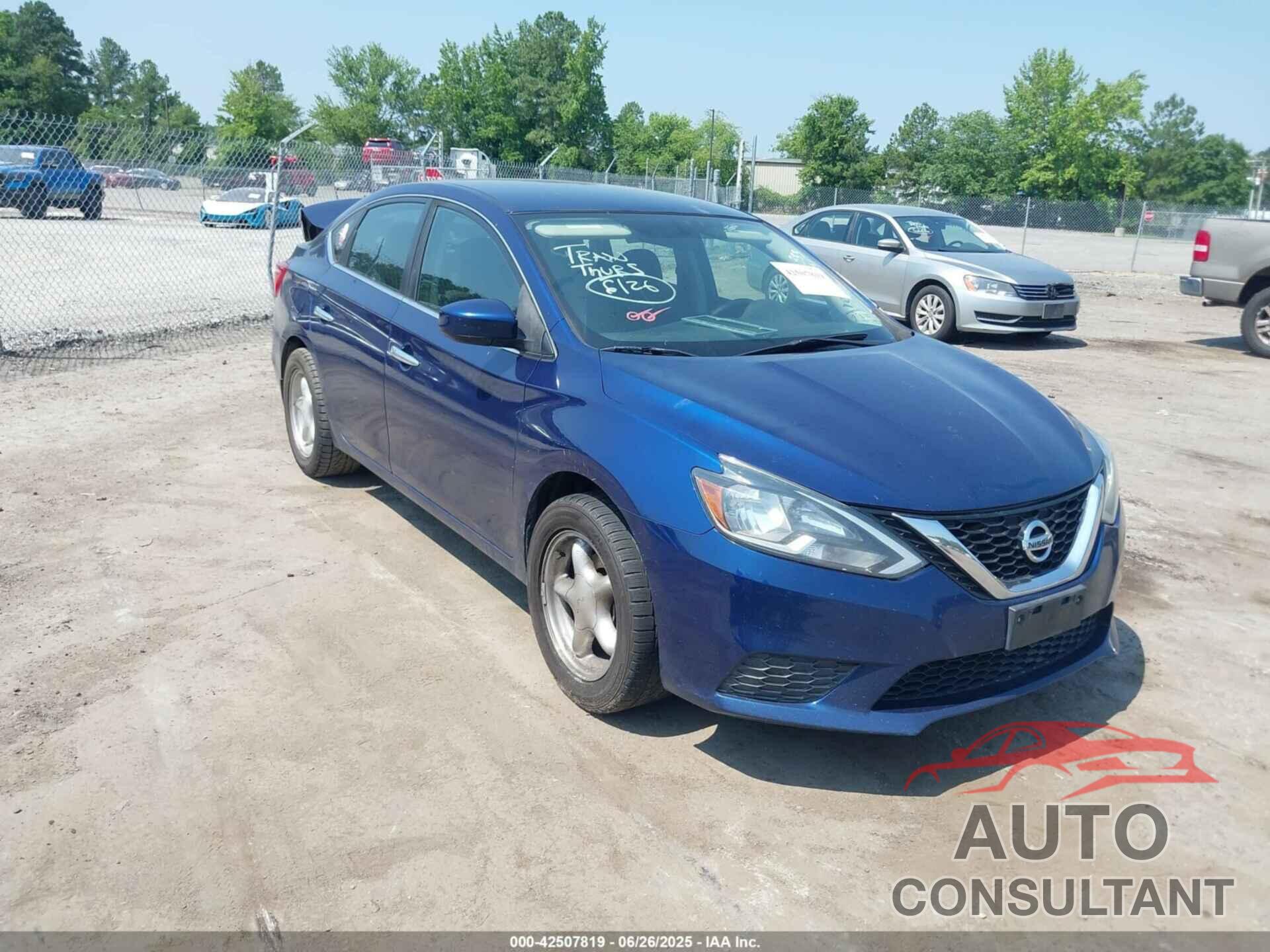 NISSAN SENTRA 2017 - 3N1AB7APXHY333801