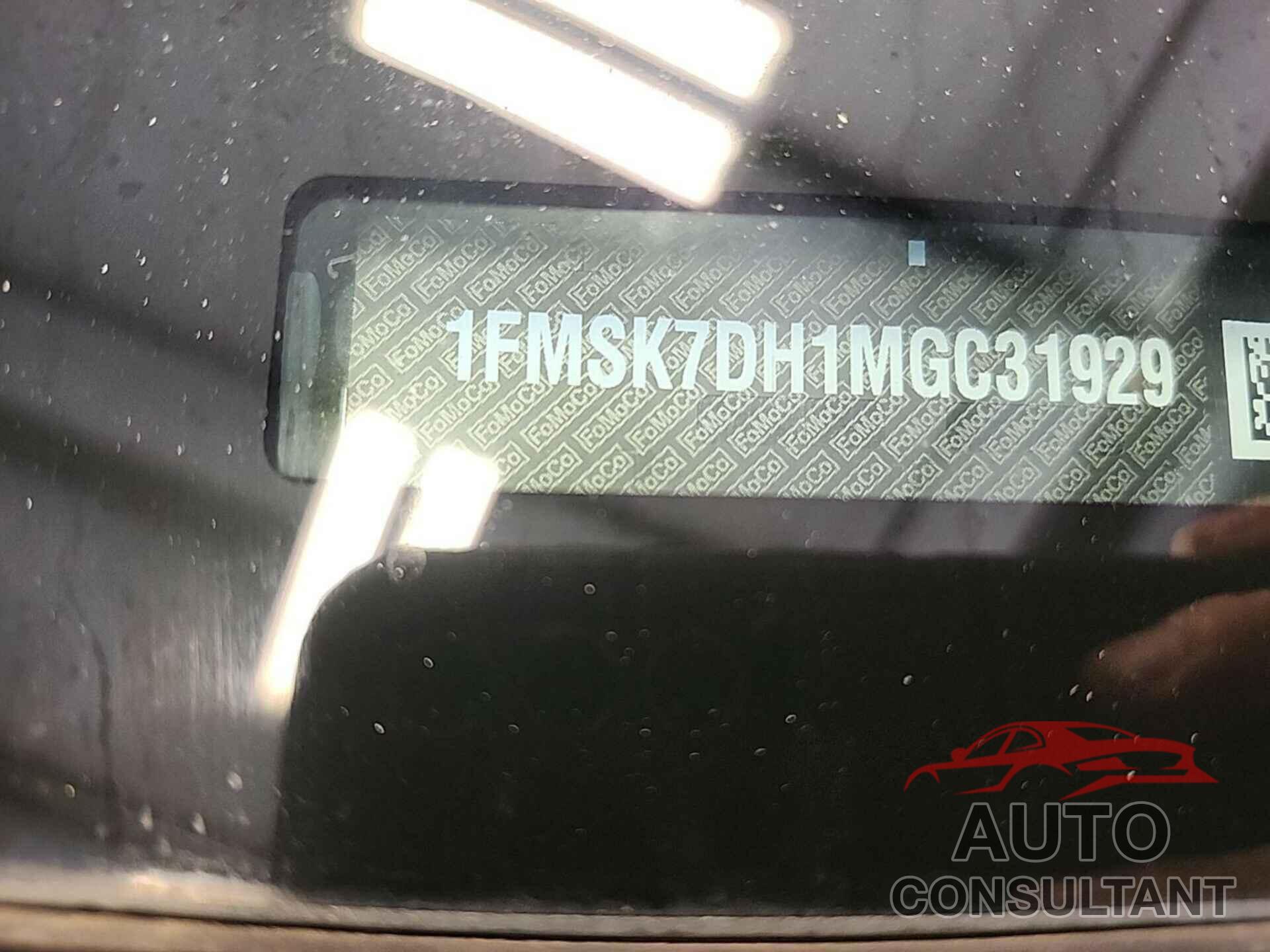 FORD EXPLORER 2021 - 1FMSK7DH1MGC31929