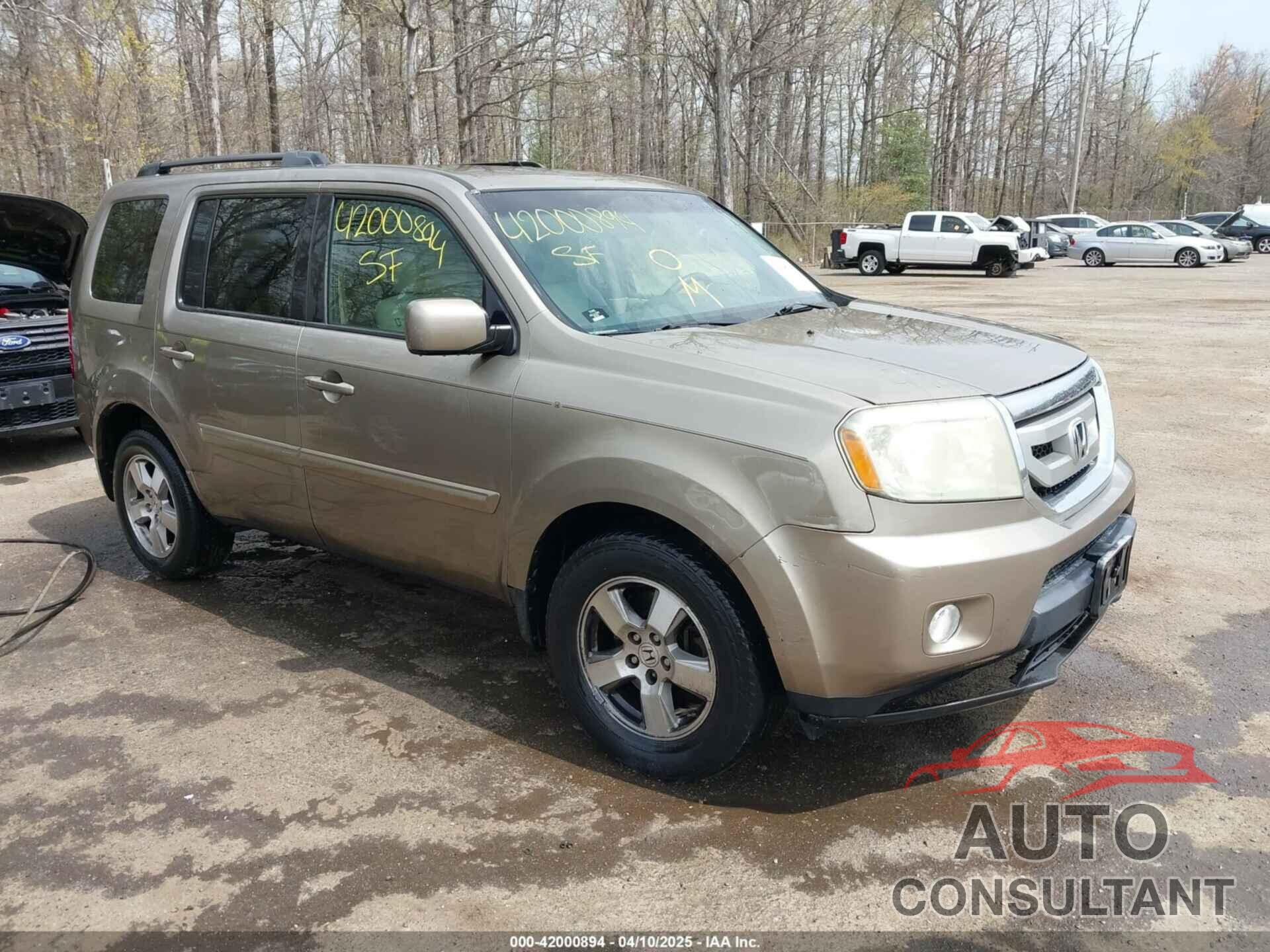 HONDA PILOT 2010 - 5FNYF4H42AB027705