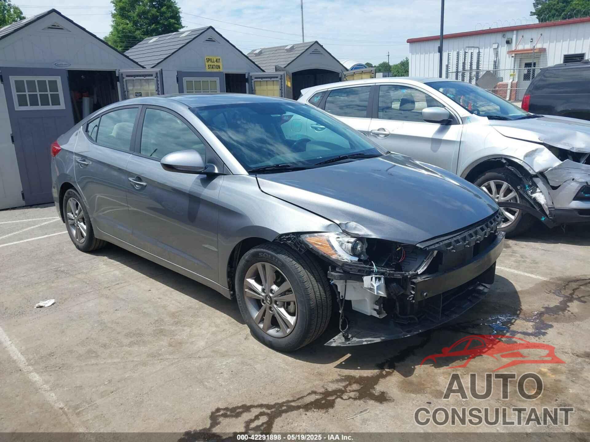 HYUNDAI ELANTRA 2018 - KMHD84LF6JU511574