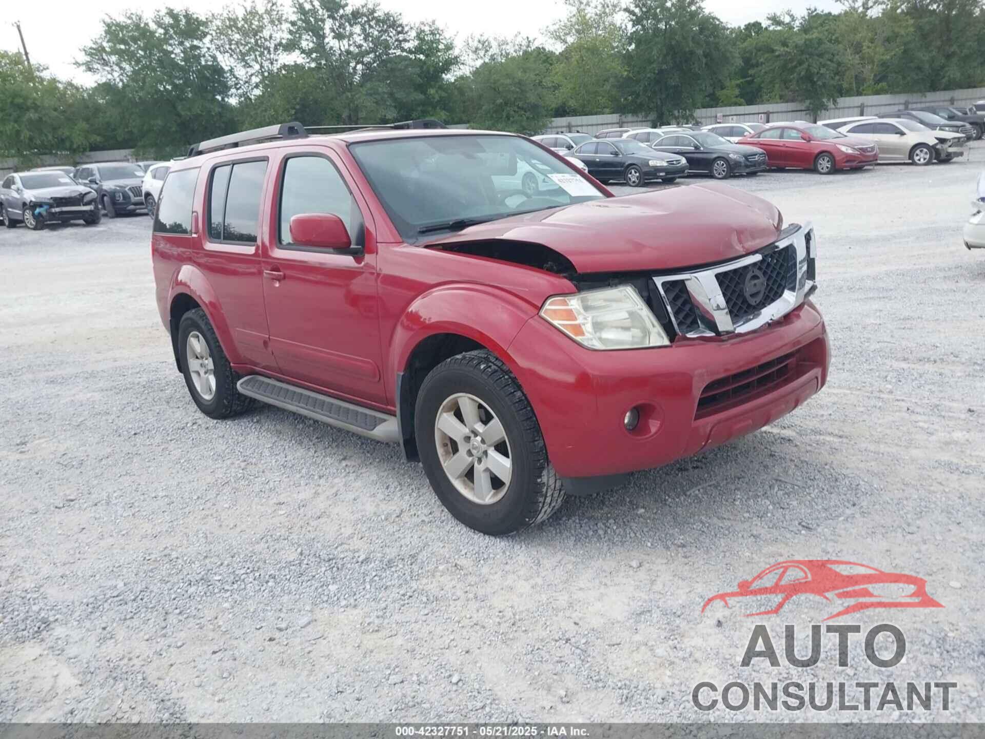 NISSAN PATHFINDER 2011 - 5N1AR1NN5BC615953