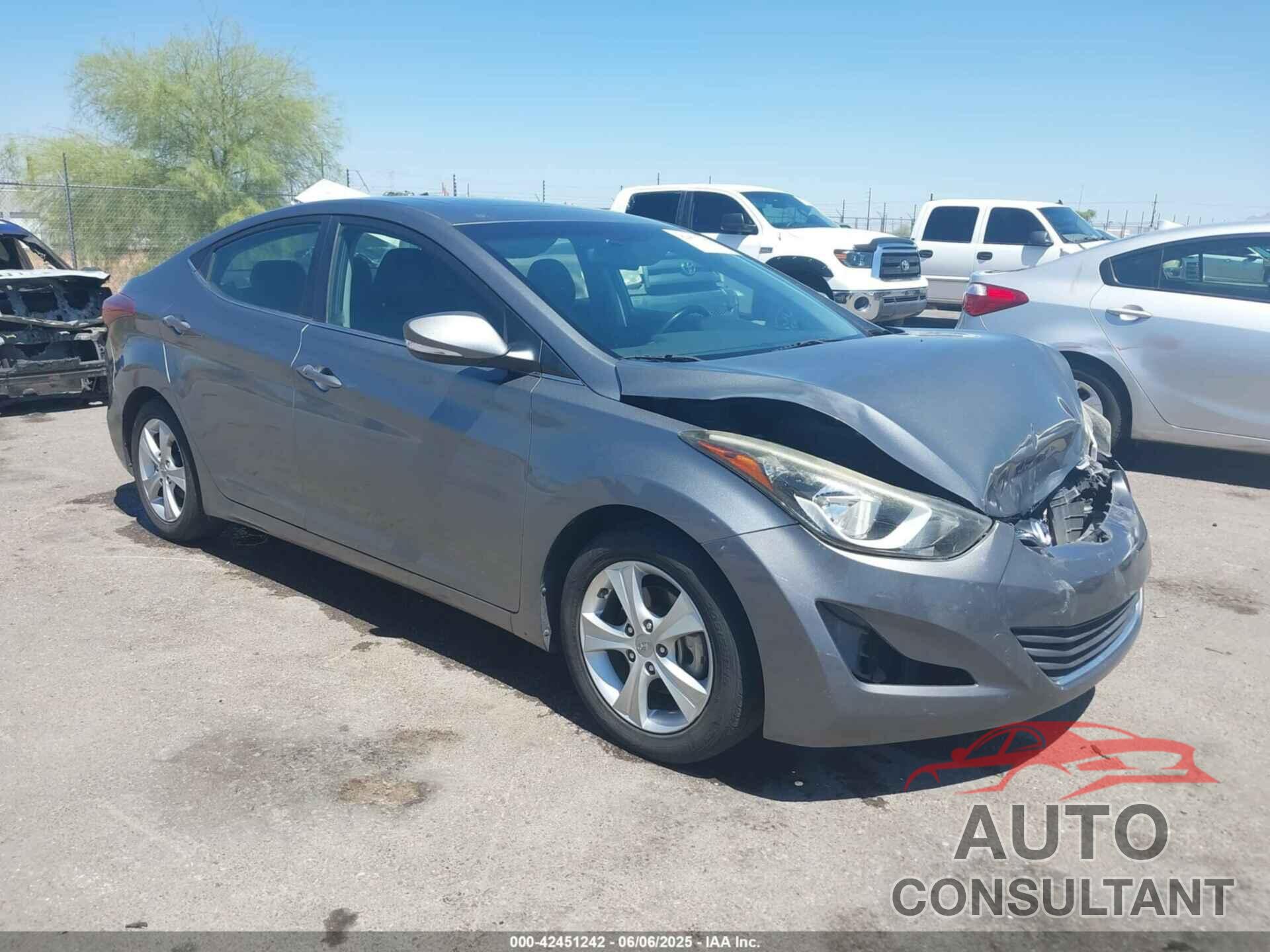 HYUNDAI ELANTRA 2016 - KMHDH4AE5GU603519