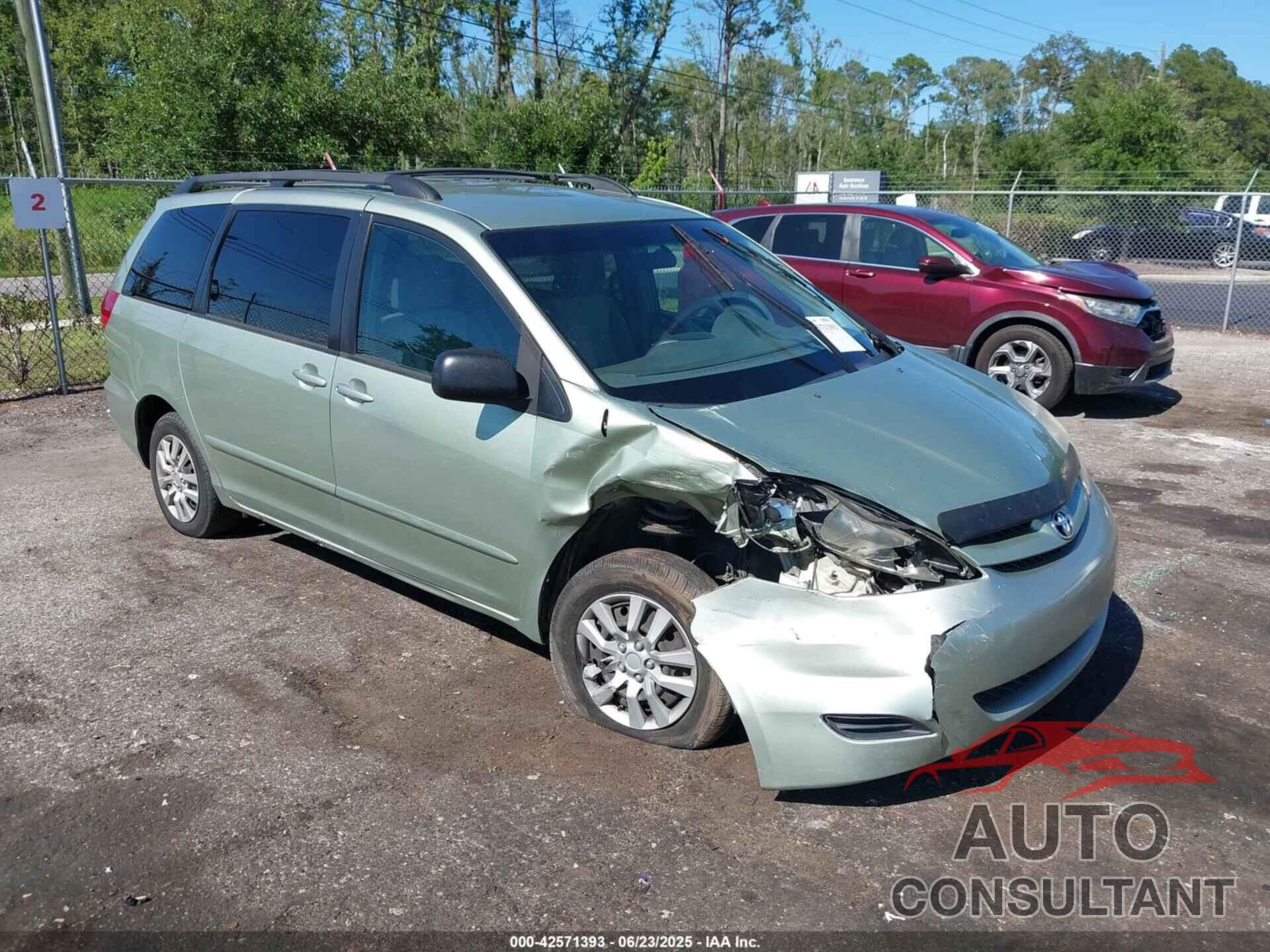 TOYOTA SIENNA 2009 - 5TDZK23C99S271605