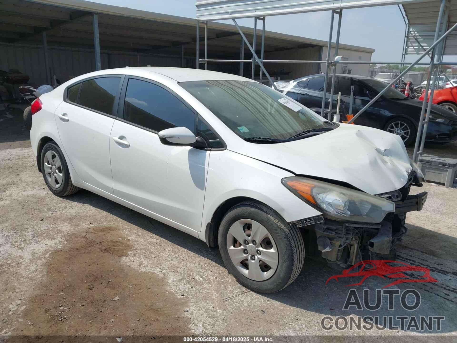 KIA FORTE 2016 - KNAFX4A63G5514242