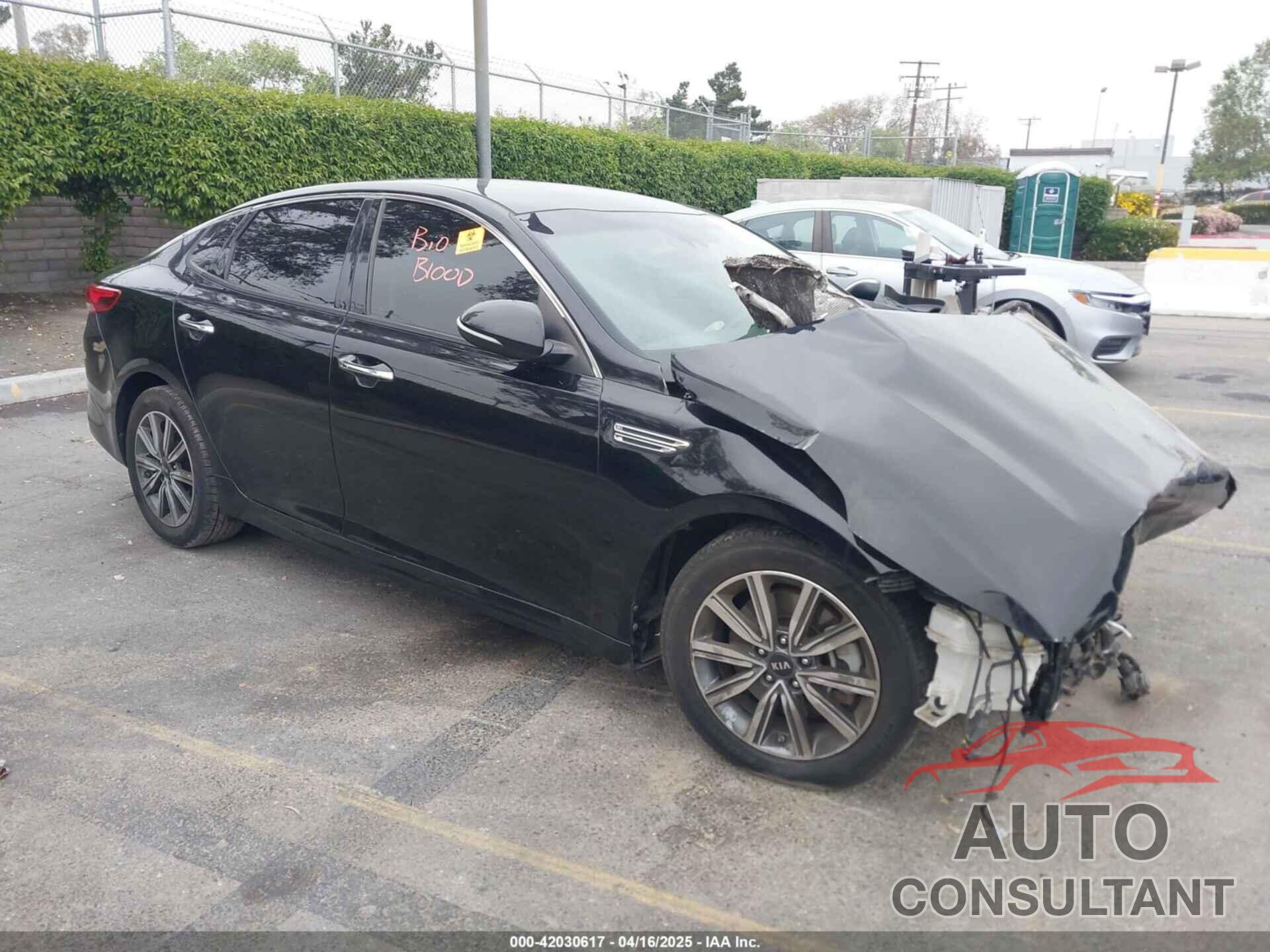 KIA OPTIMA 2019 - 5XXGU4L14KG290842