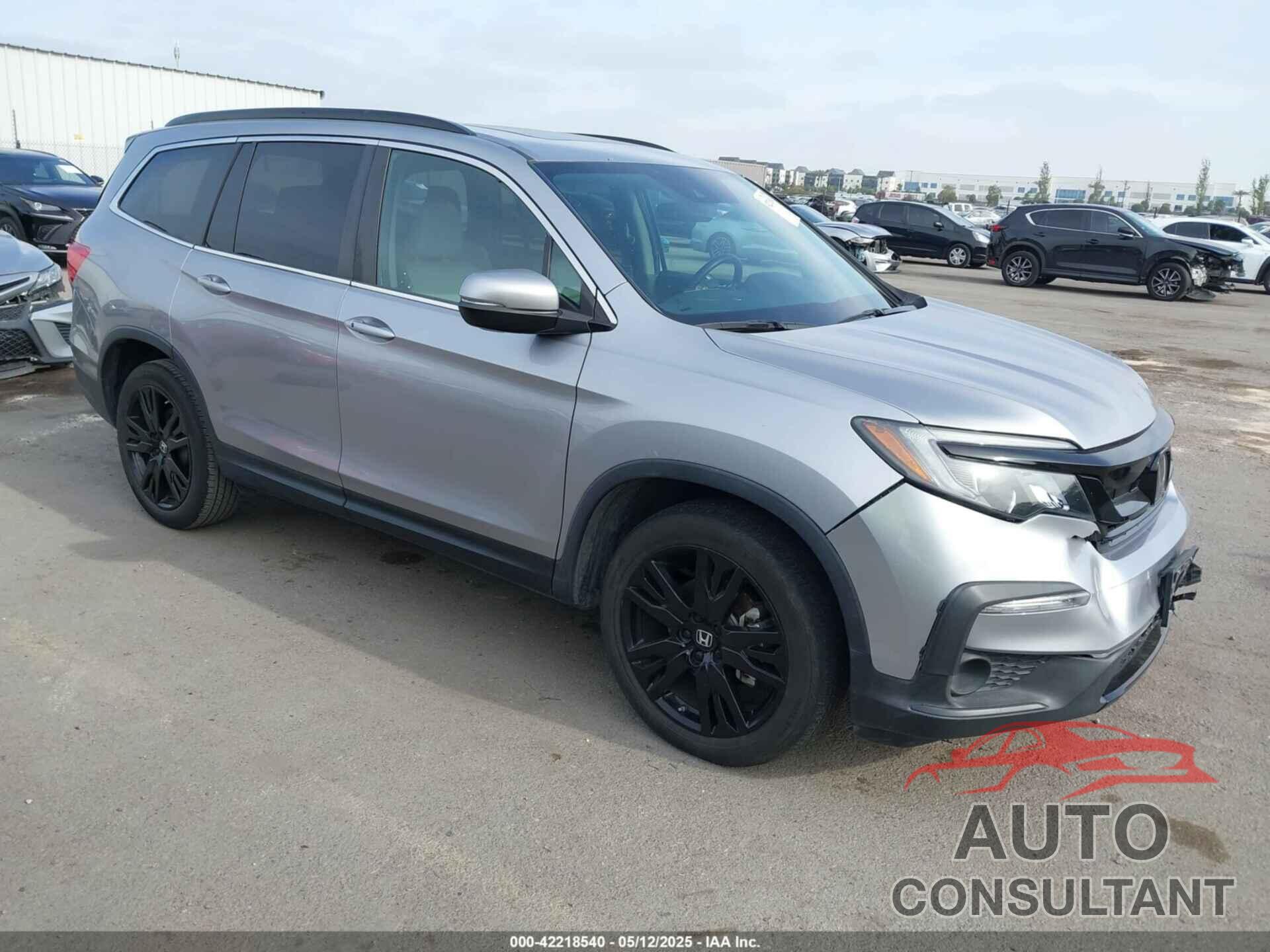 HONDA PILOT 2021 - 5FNYF5H26MB045164