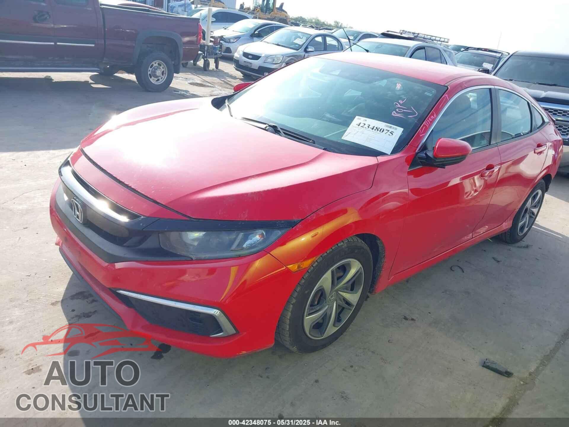 HONDA CIVIC 2019 - 2HGFC2F65KH556555