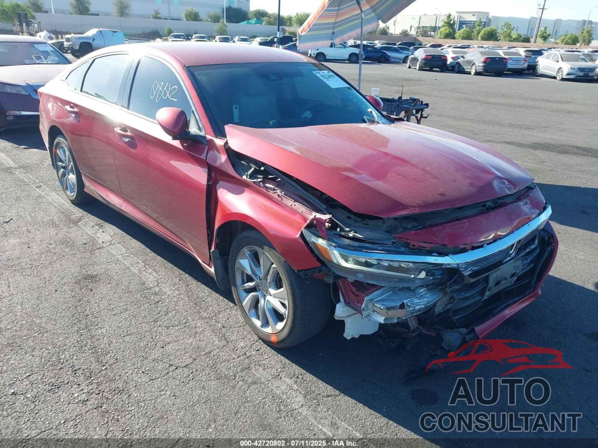 HONDA ACCORD 2018 - 1HGCV1F18JA210458