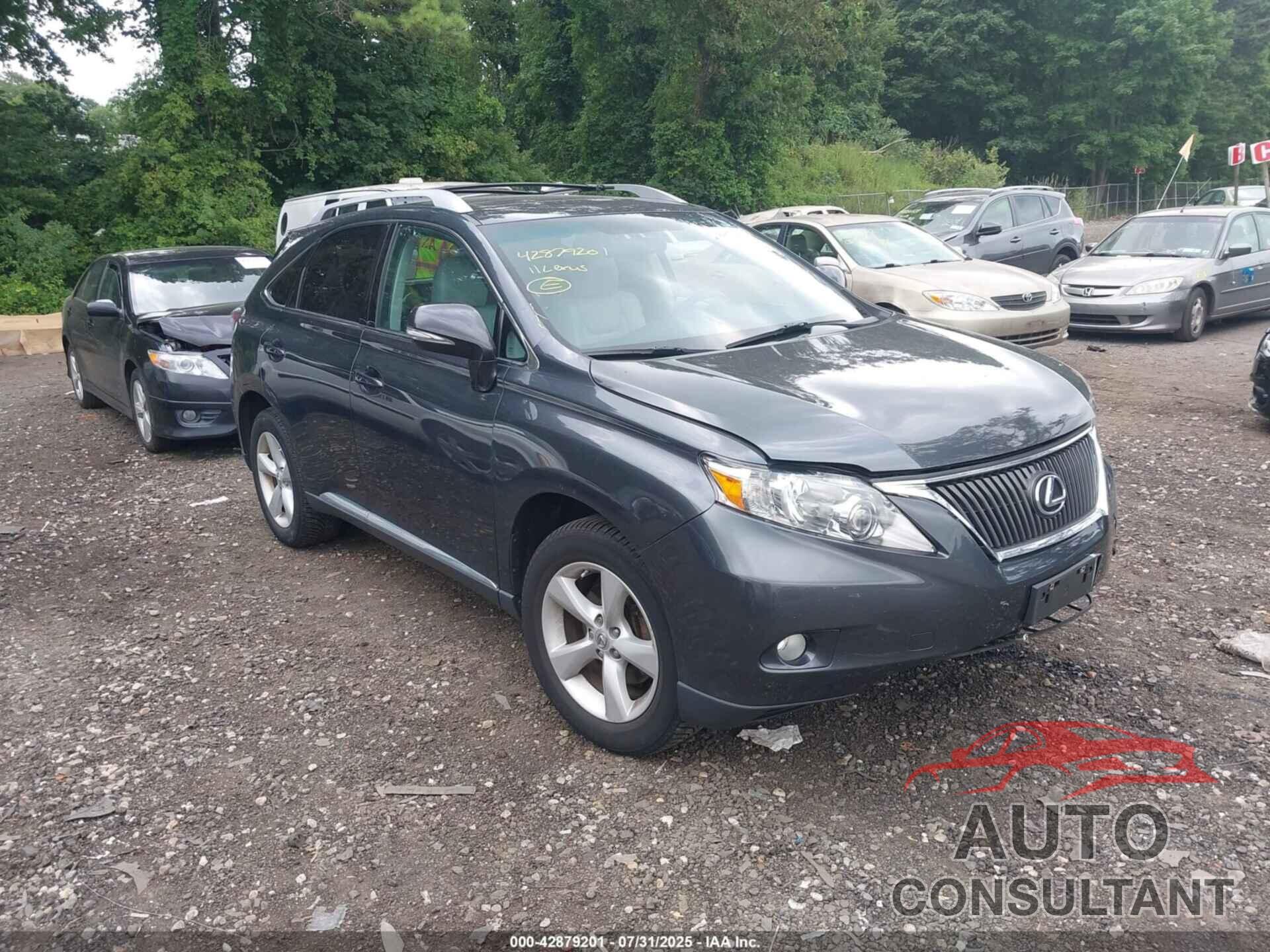 LEXUS RX 350 2011 - 2T2BK1BA8BC120759