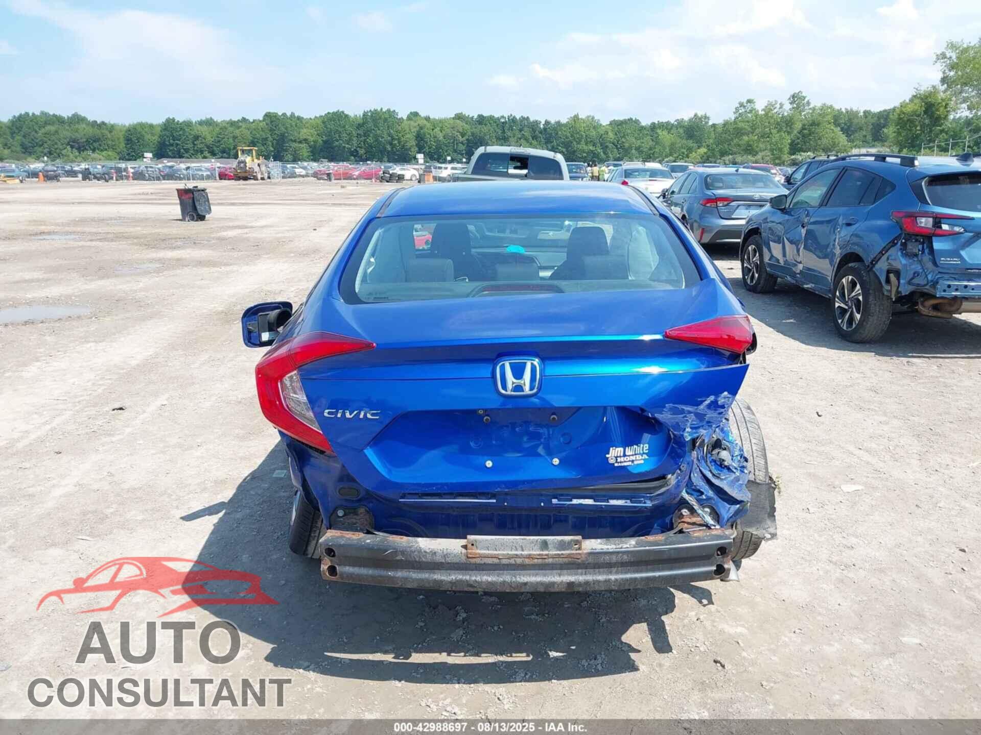 HONDA CIVIC 2019 - 2HGFC2F65KH574456