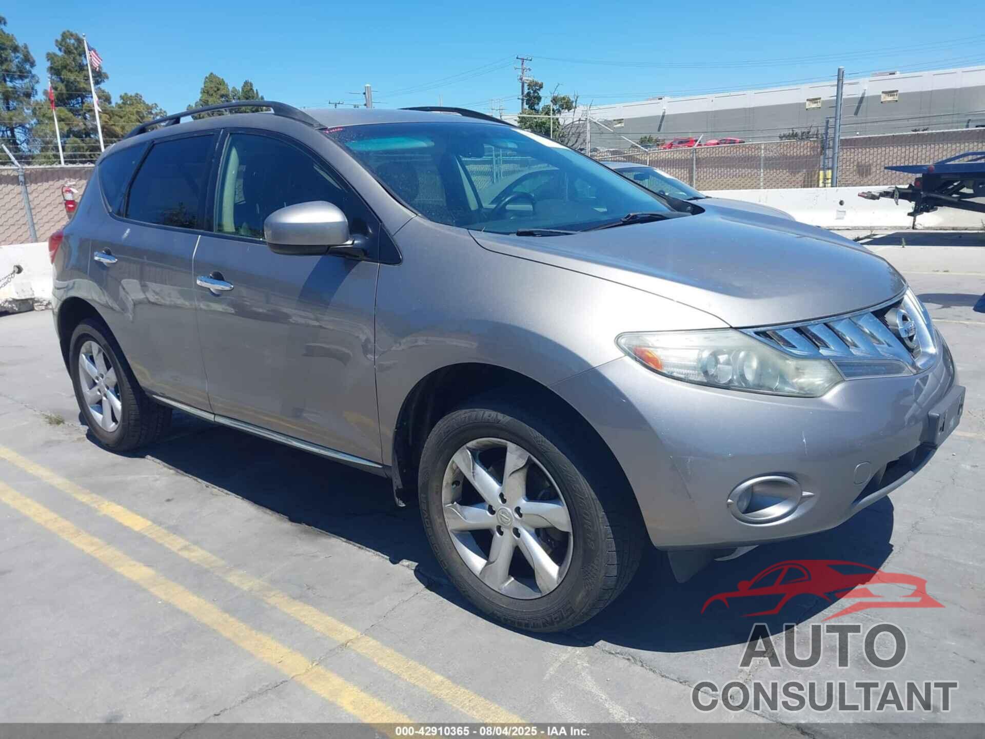 NISSAN MURANO 2010 - JN8AZ1MW1AW123369