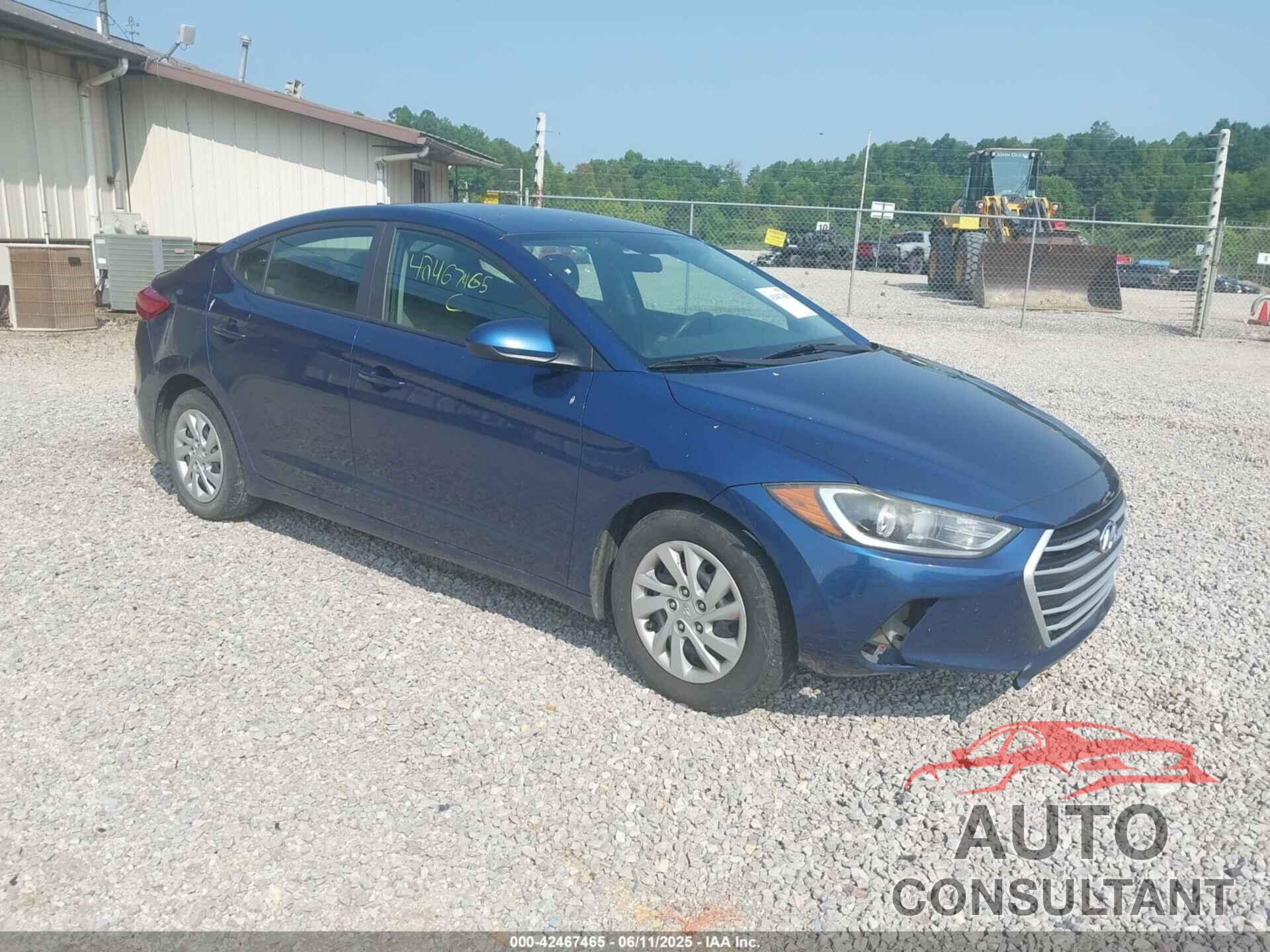 HYUNDAI ELANTRA 2017 - 5NPD74LF1HH177000