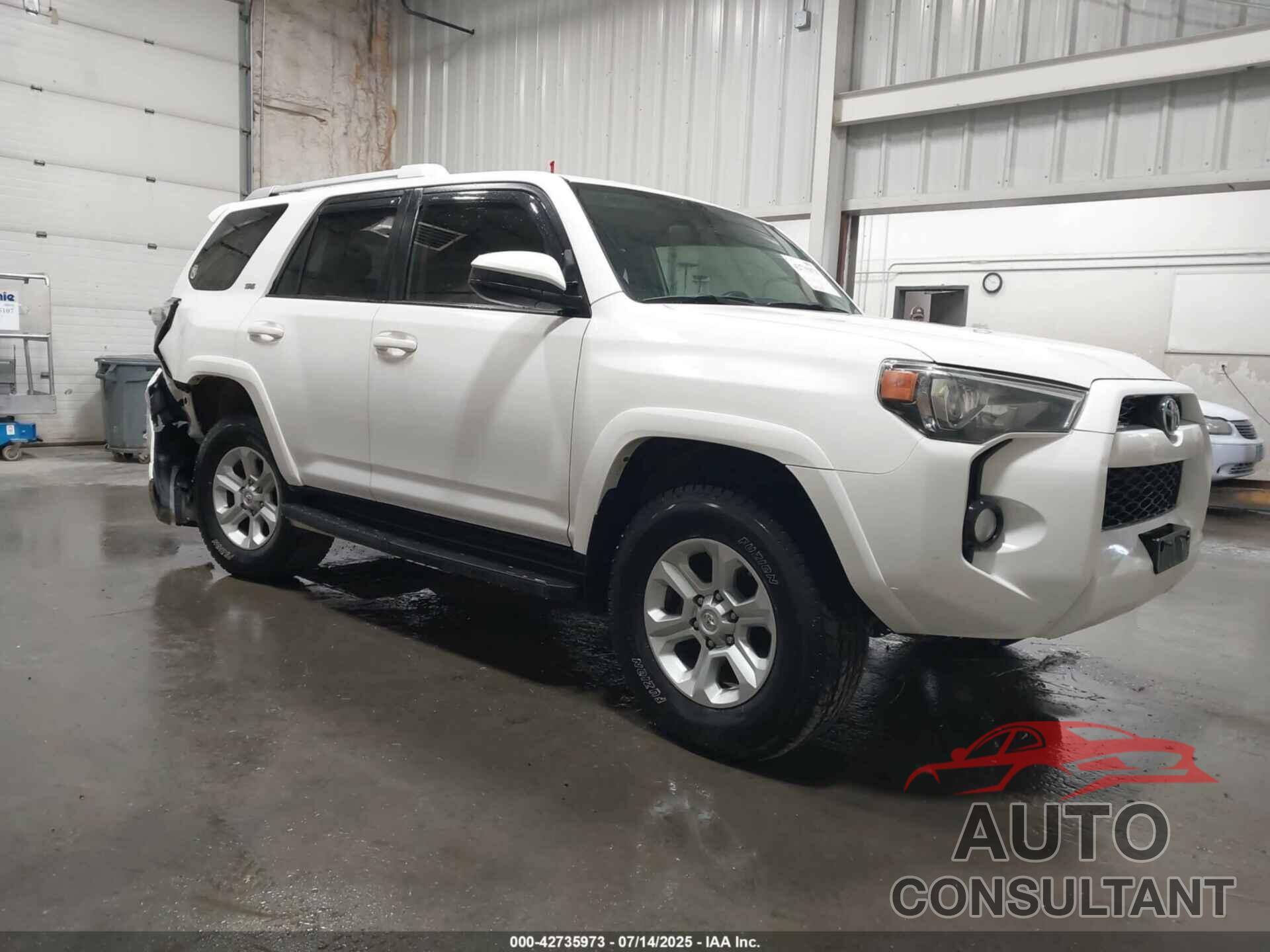 TOYOTA 4RUNNER 2016 - JTEBU5JR4G5368889