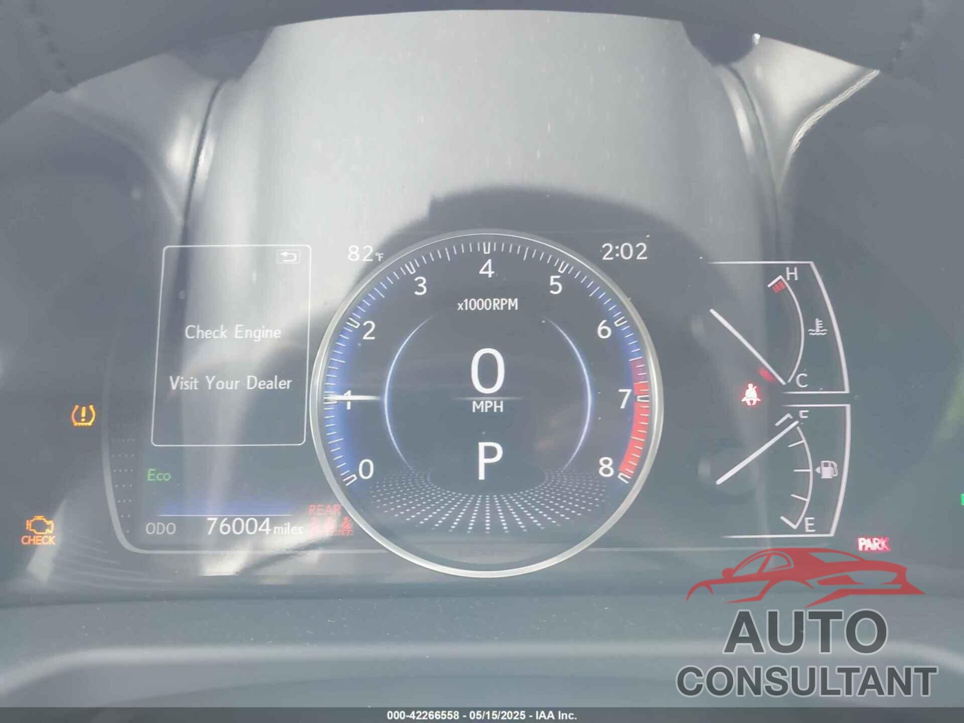 LEXUS ES 350 2019 - 58ABZ1B17KU008512