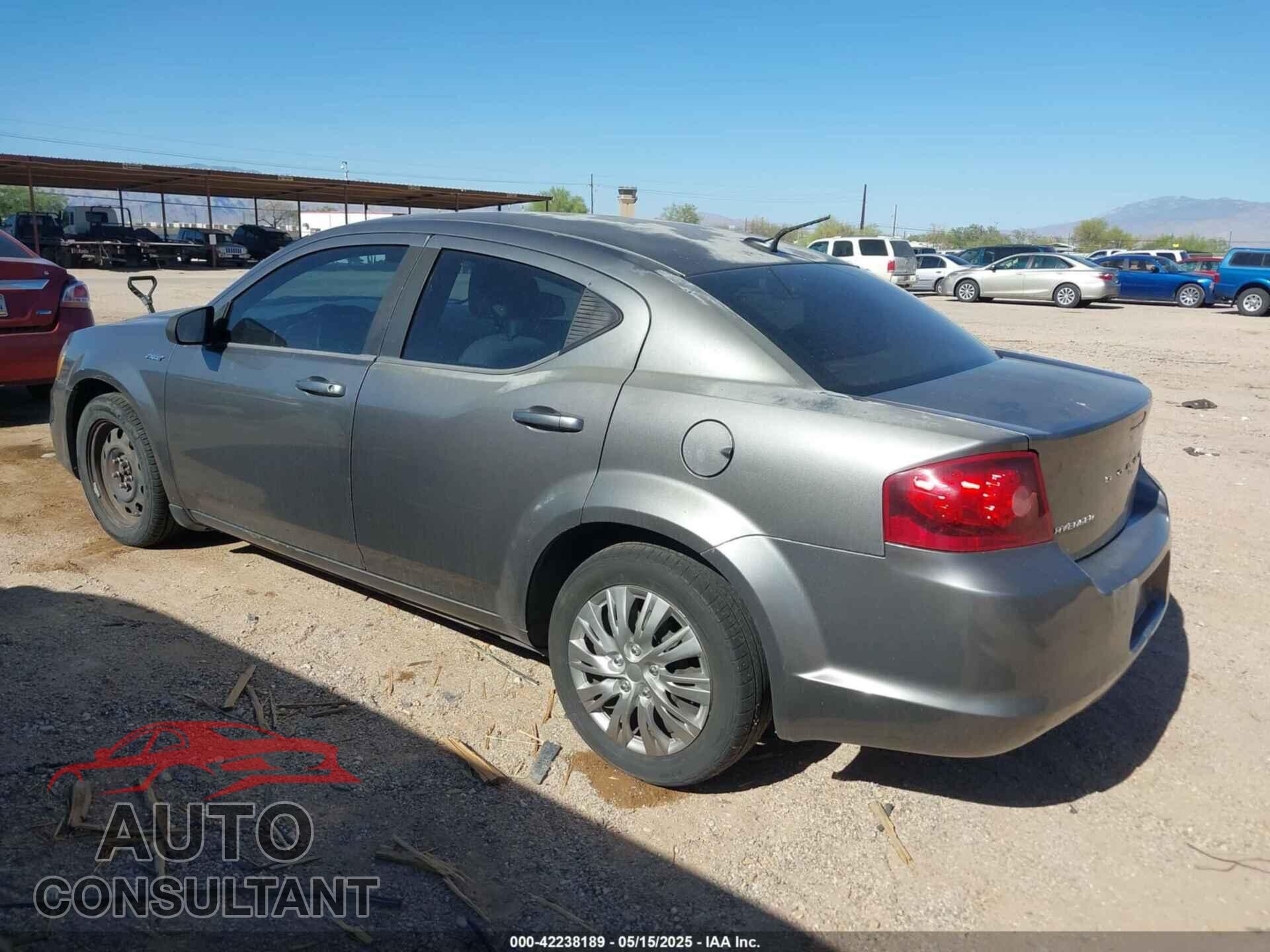 DODGE AVENGER 2013 - 1C3CDZAB2DN591936