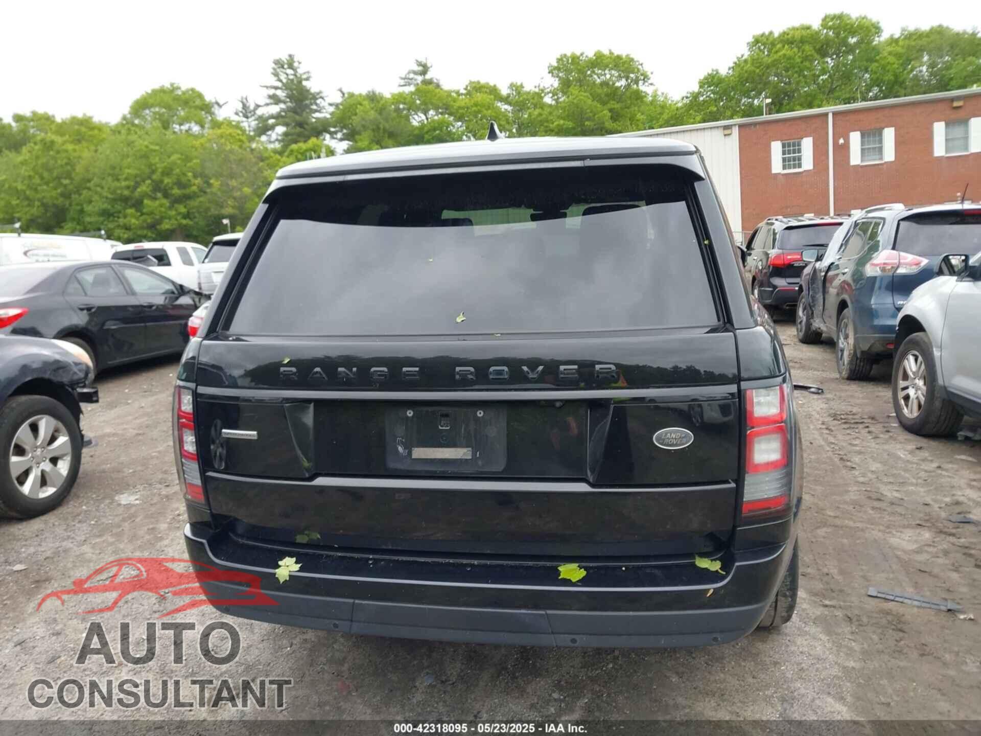 LAND ROVER RANGE ROVER 2017 - SALGS2FE3HA322802