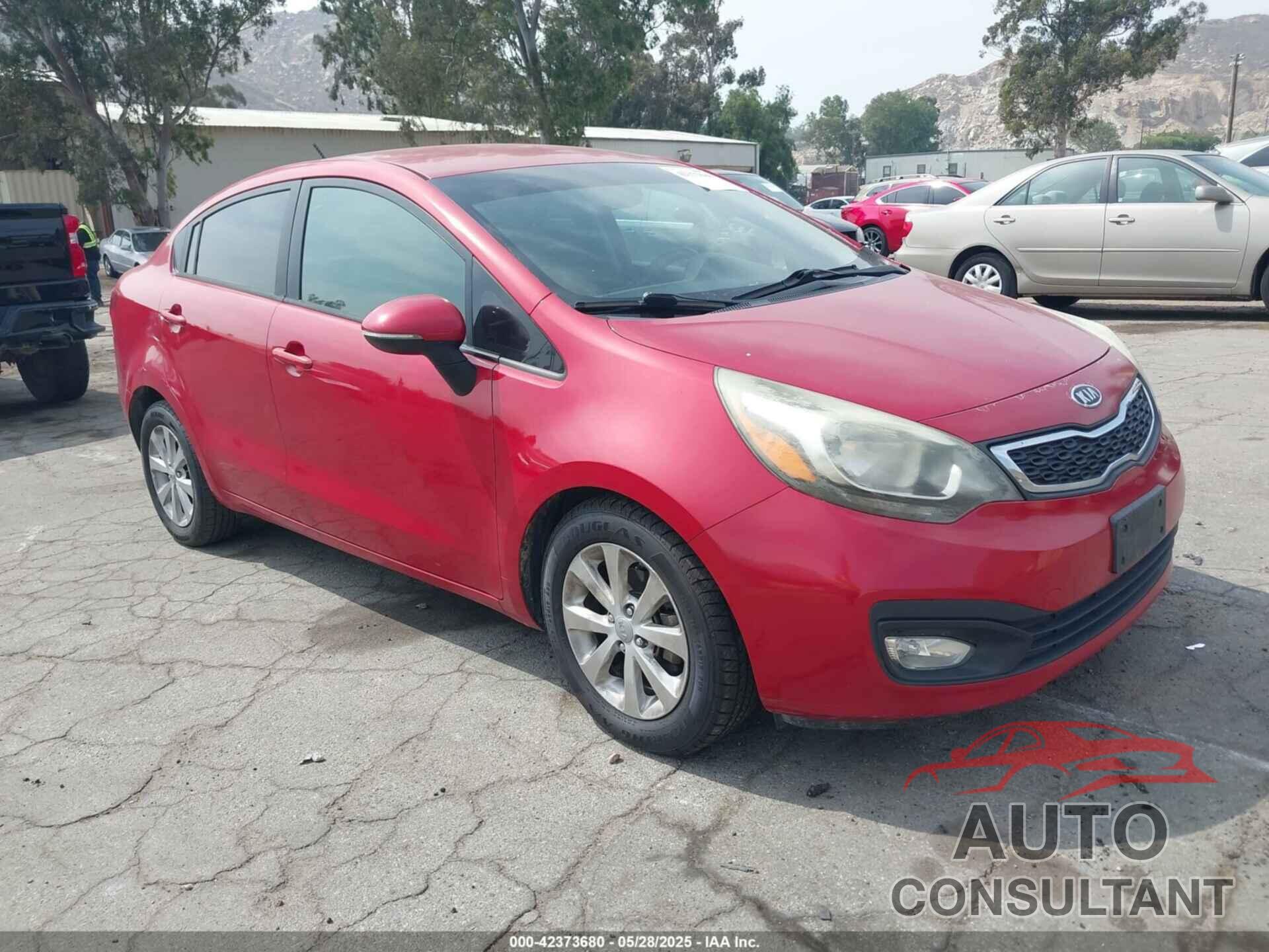 KIA RIO 2013 - KNADN4A39D6132998