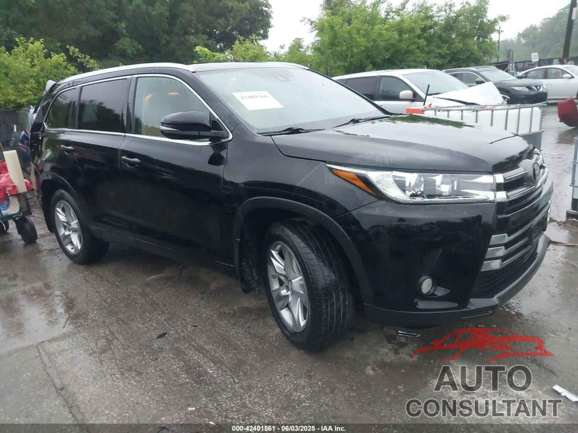 TOYOTA HIGHLANDER 2017 - 5TDDZRFH6HS372427