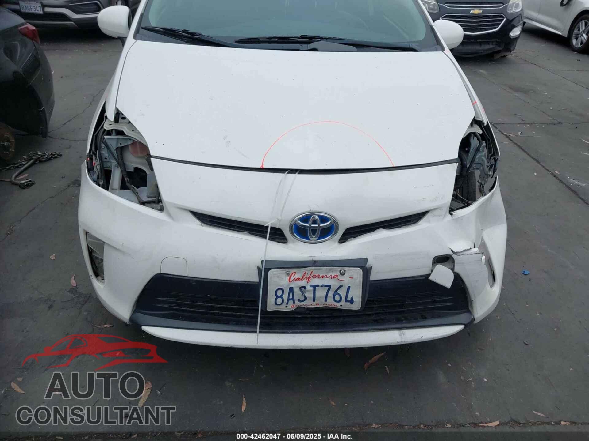 TOYOTA PRIUS 2015 - JTDKN3DU9F0399962