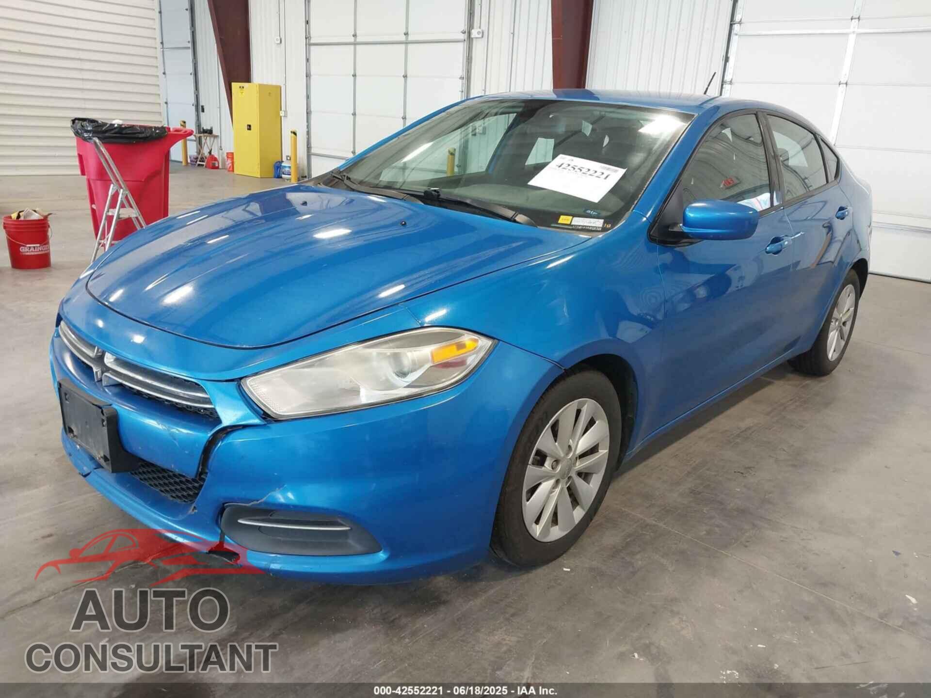 DODGE DART 2015 - 1C3CDFDH4FD405577