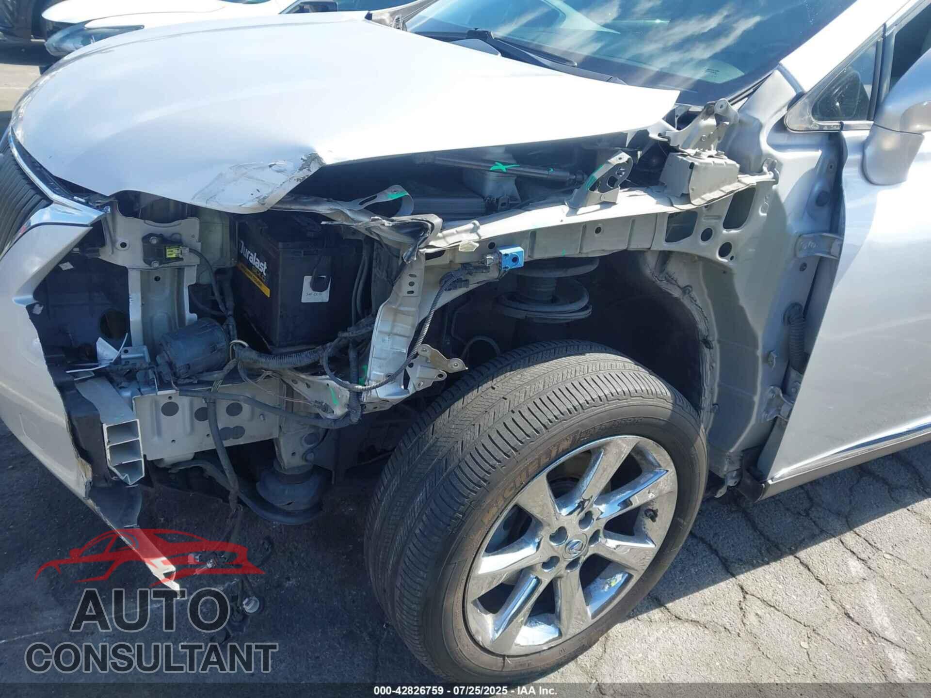 LEXUS RX 350 2012 - 2T2ZK1BA0CC079348