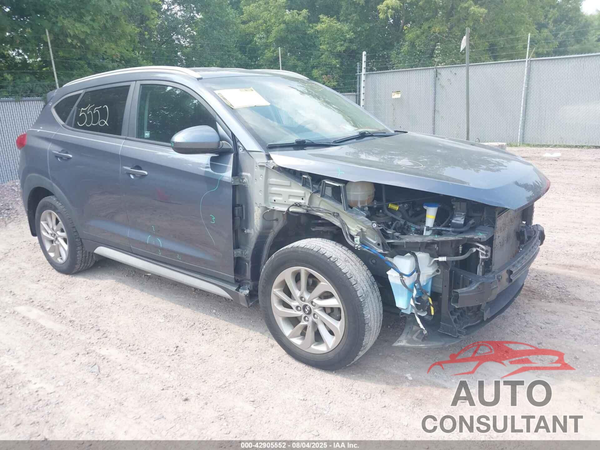 HYUNDAI TUCSON 2018 - KM8J3CA48JU605985