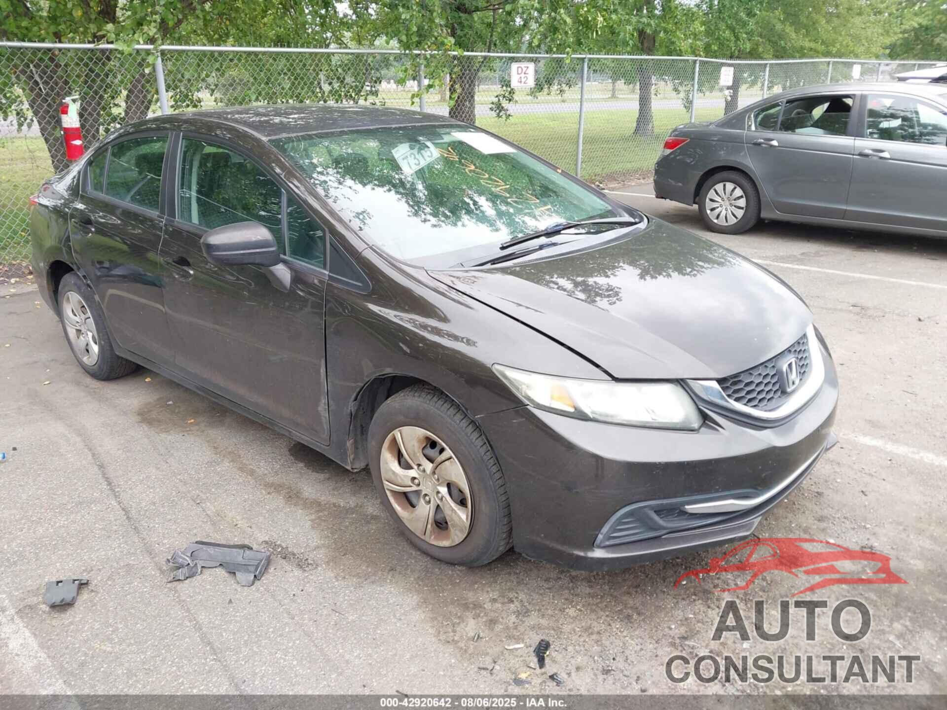 HONDA CIVIC 2014 - 2HGFB2F54EH502677