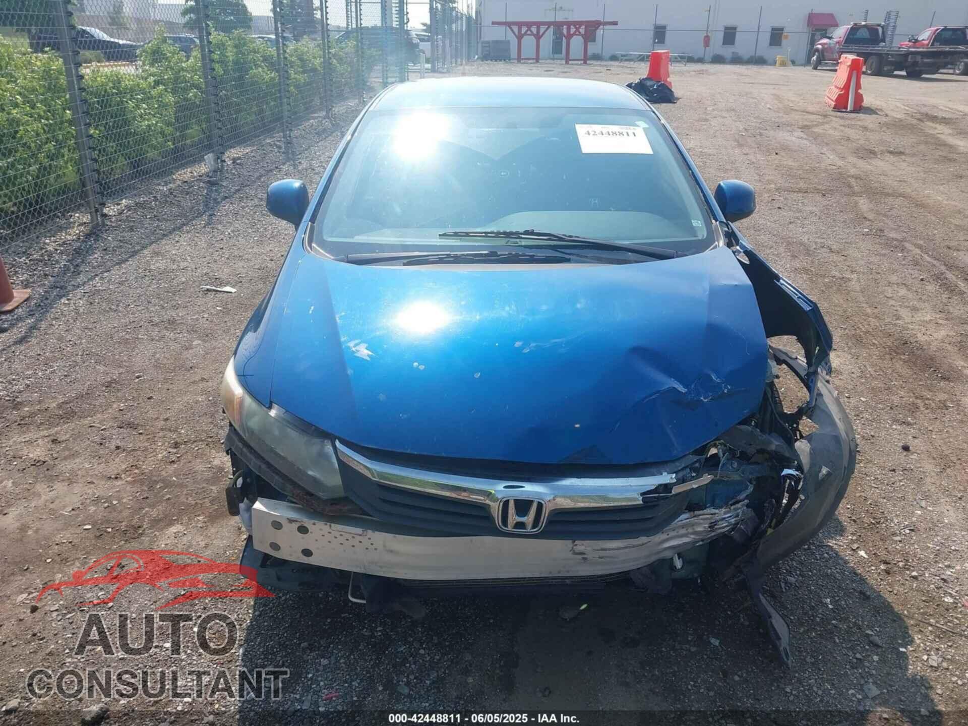 HONDA CIVIC 2012 - 19XFB2F55CE067854