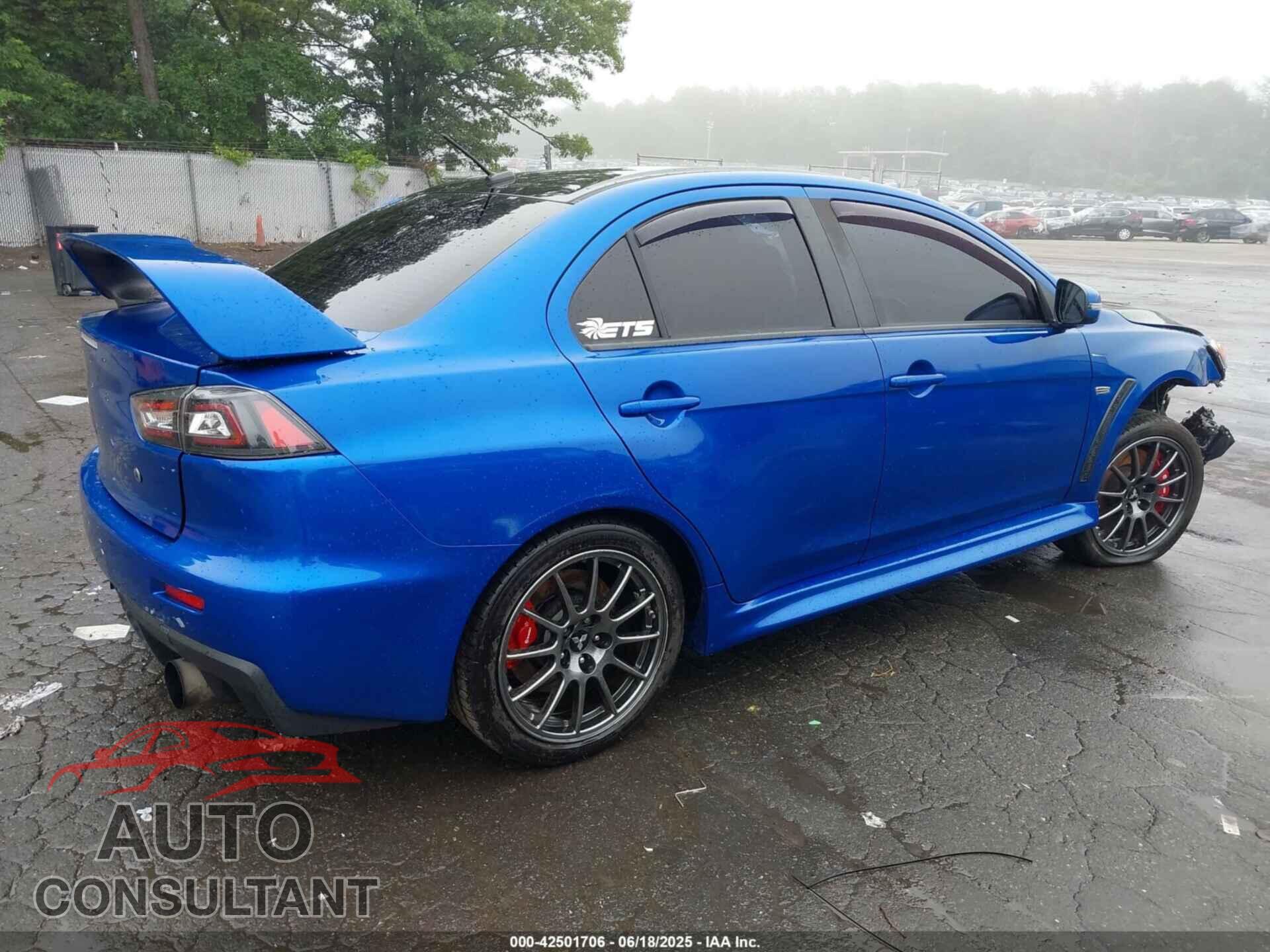 MITSUBISHI LANCER EVOLUTION 2015 - JA32W7FV2FU028160