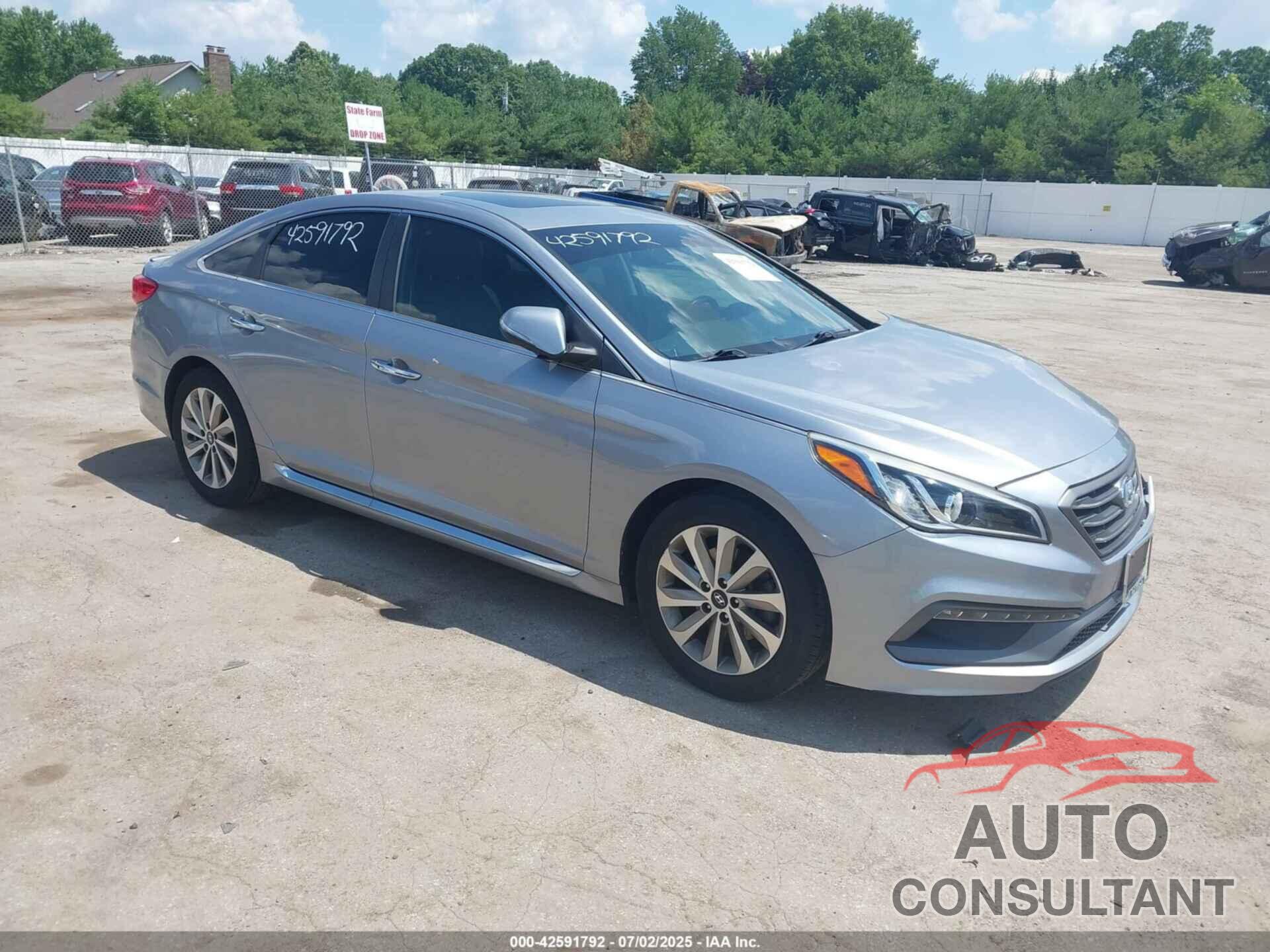 HYUNDAI SONATA 2016 - 5NPE34AFXGH430574