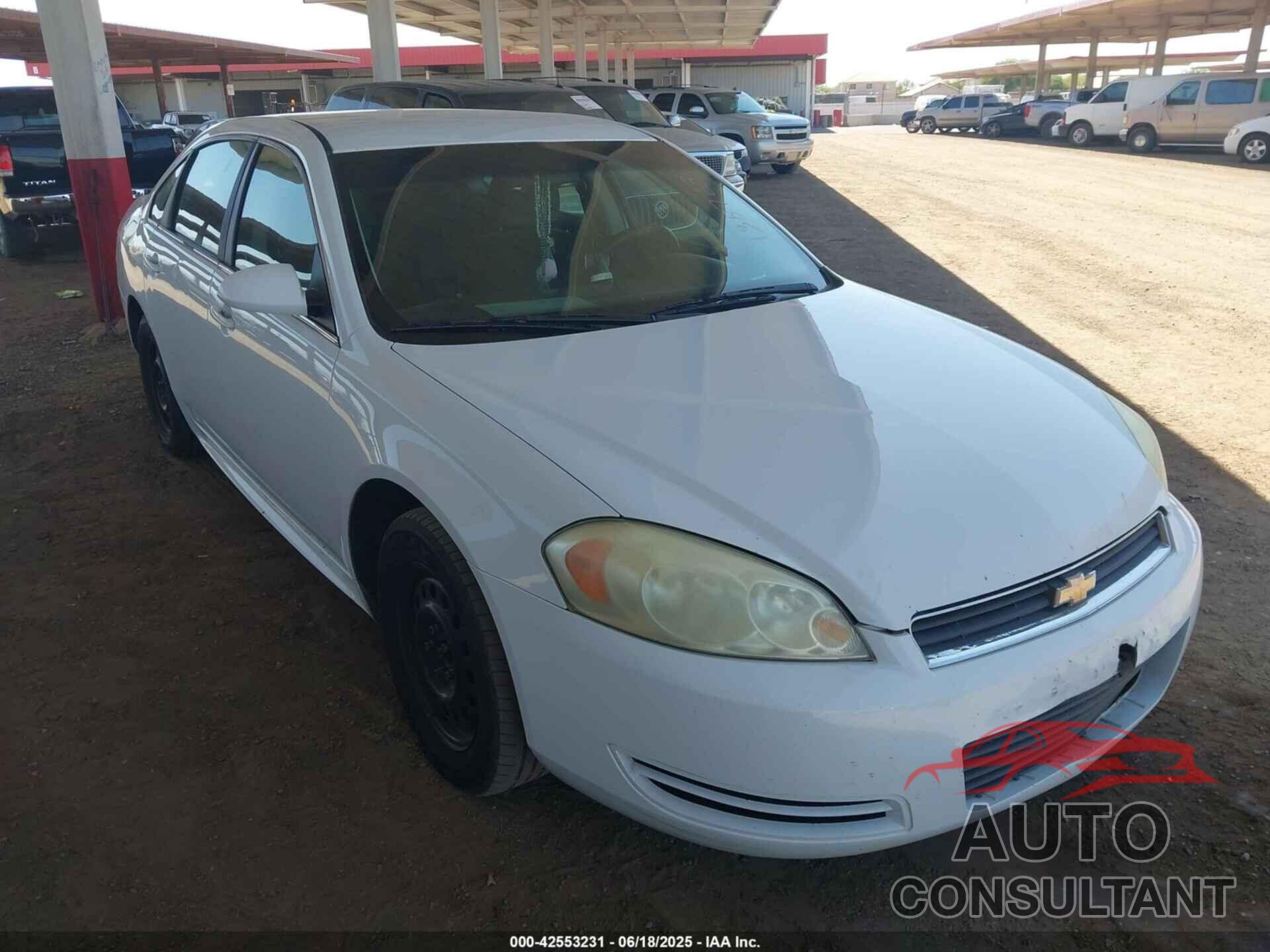 CHEVROLET IMPALA 2010 - 2G1WA5EK8A1138768