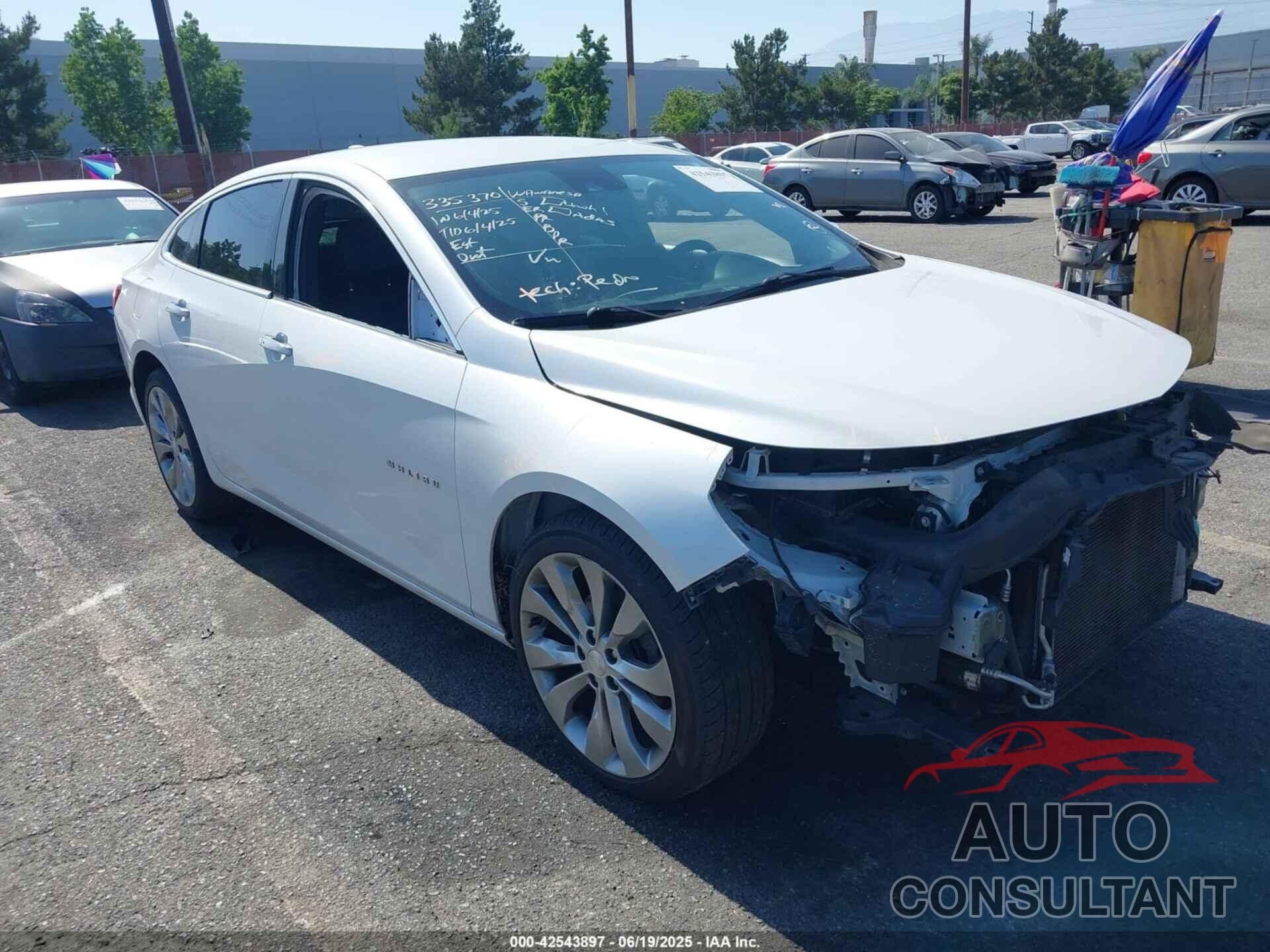 CHEVROLET MALIBU 2016 - 1G1ZH5SXXGF230667